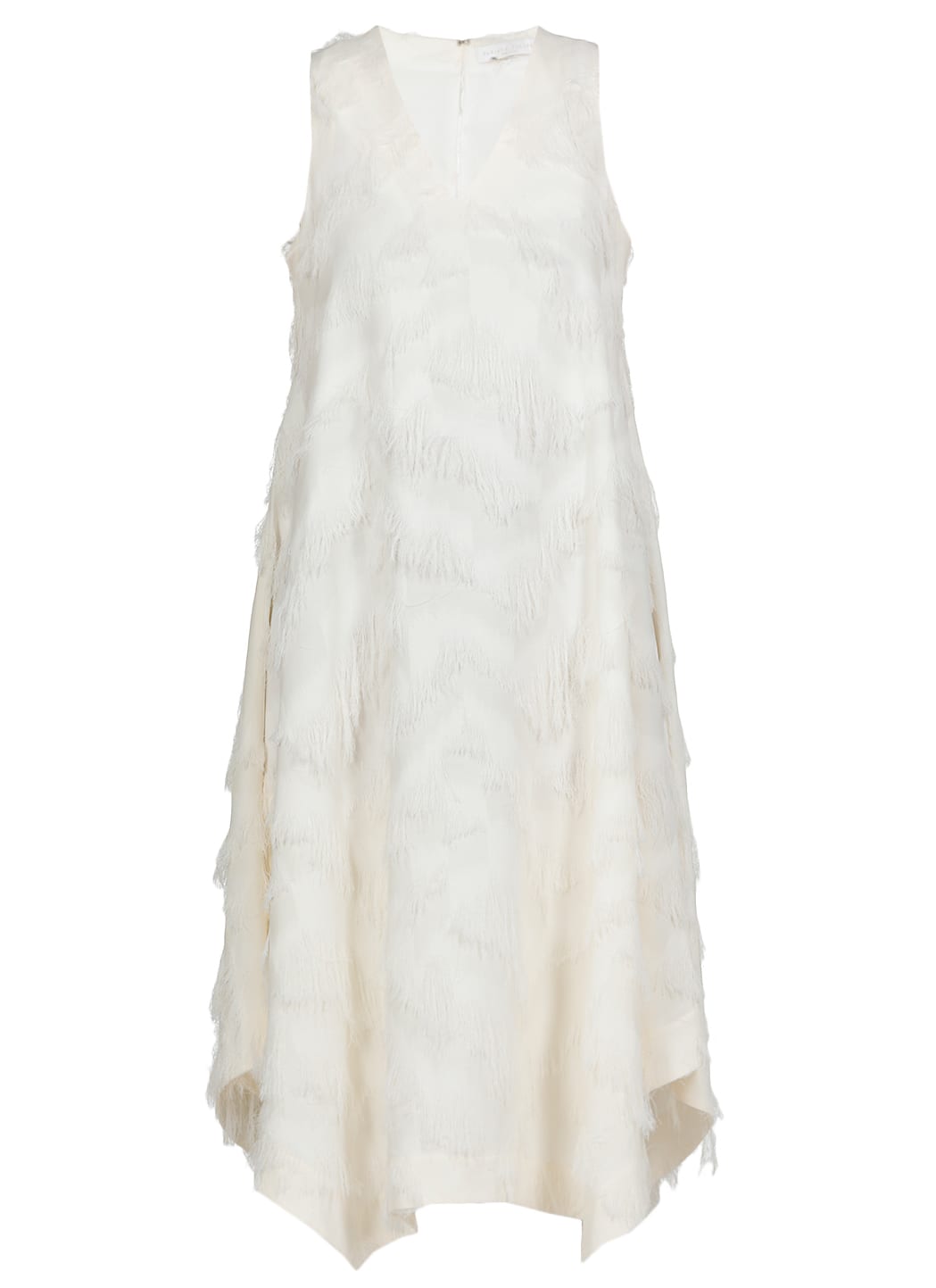 Fabiana Filippi Blend Cotton Sleeveless Dress
