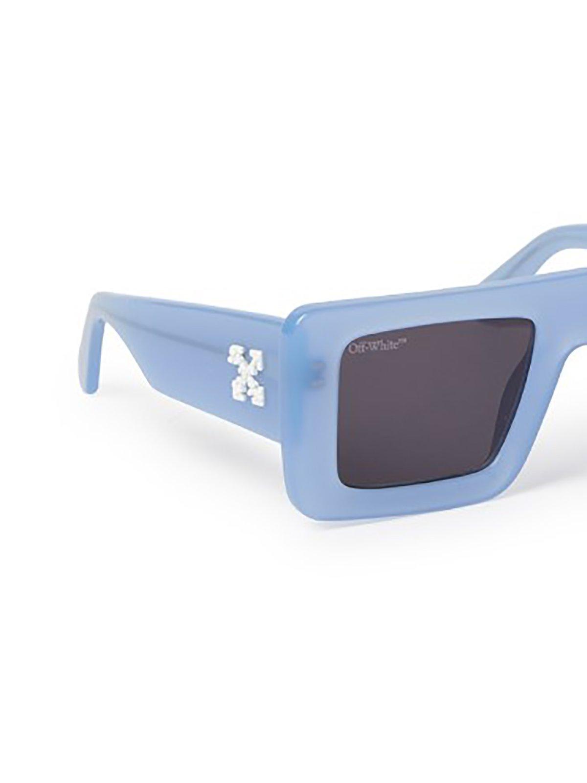 Off-white Square Frame Sunglasses In 4007 Light Blue