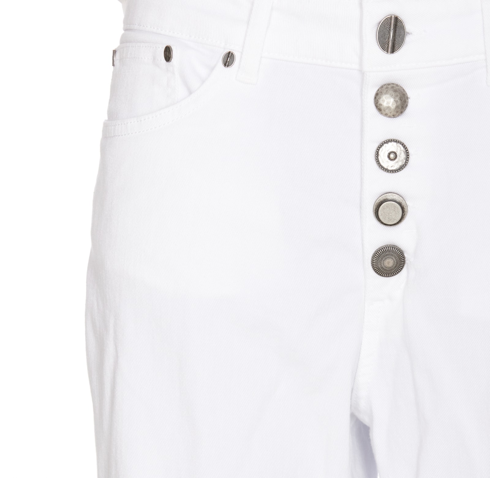 Dondup White Jeans In White