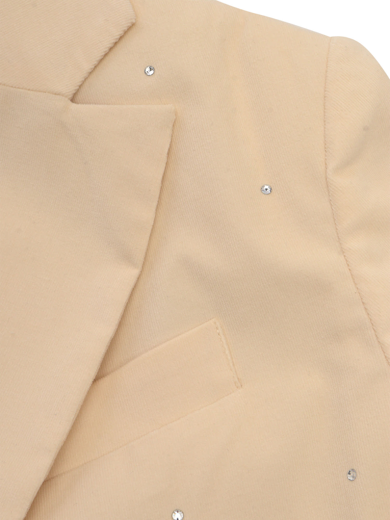 Shop Douuod Suit Jacket In Beige