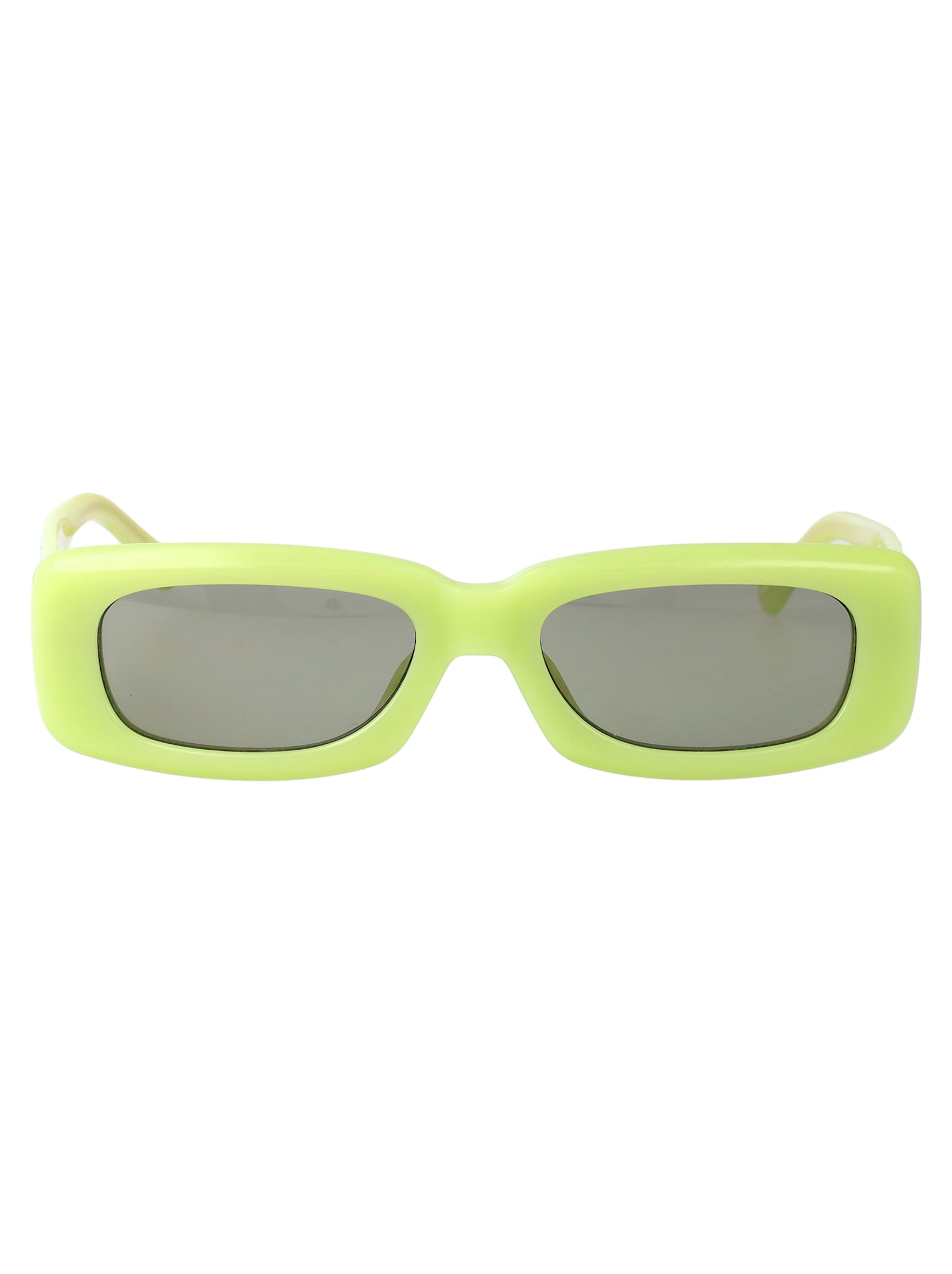 Attico Mini Marfa Sunglasses In Green