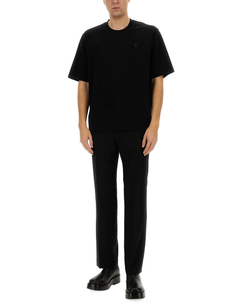 AMI ALEXANDRE MATTIUSSI STRAIGHT FIT PANTS