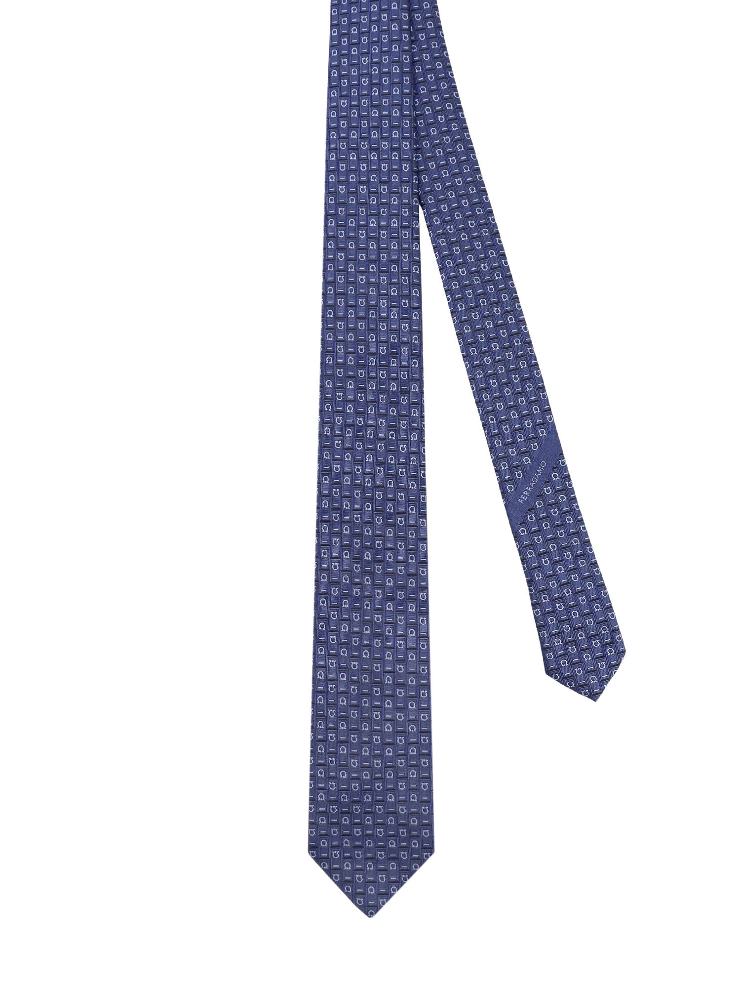 Shop Ferragamo Tie In Blue