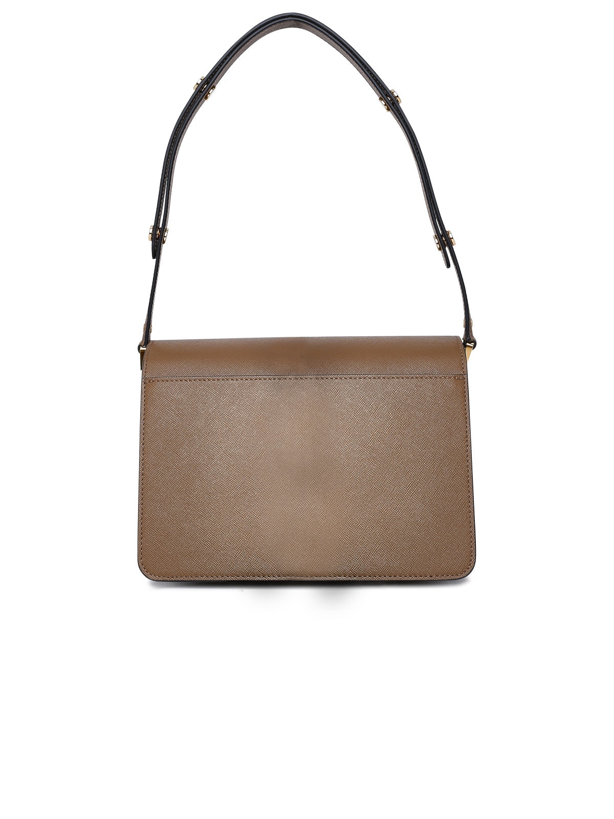 Shop Marni Trunk Bag In Brown Leather