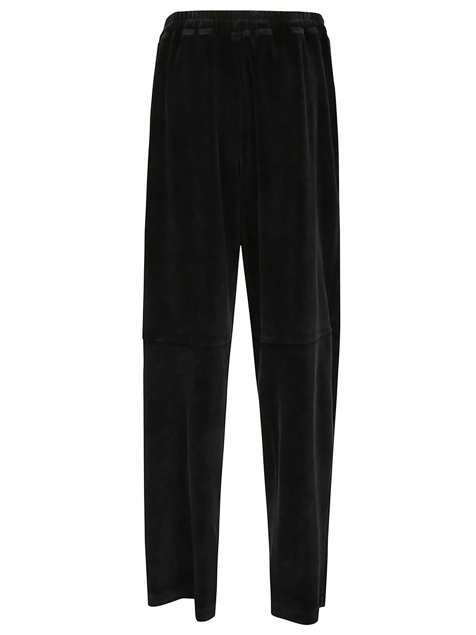 Shop Alexander Wang T Apple Logo Articulated Pull On Track Pant In A Washed Pepper