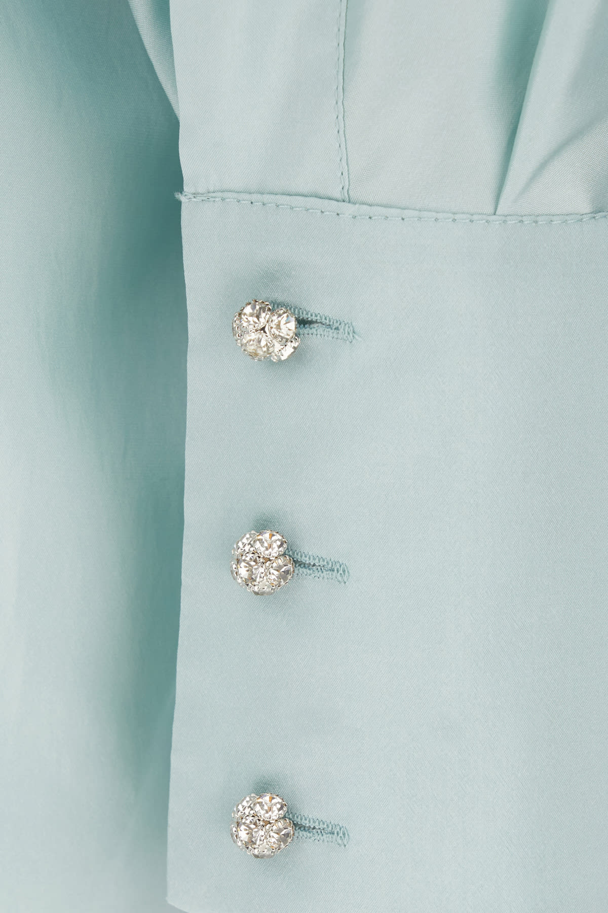 Shop Max Mara Light Blue Polyester Blend Shirt In 004