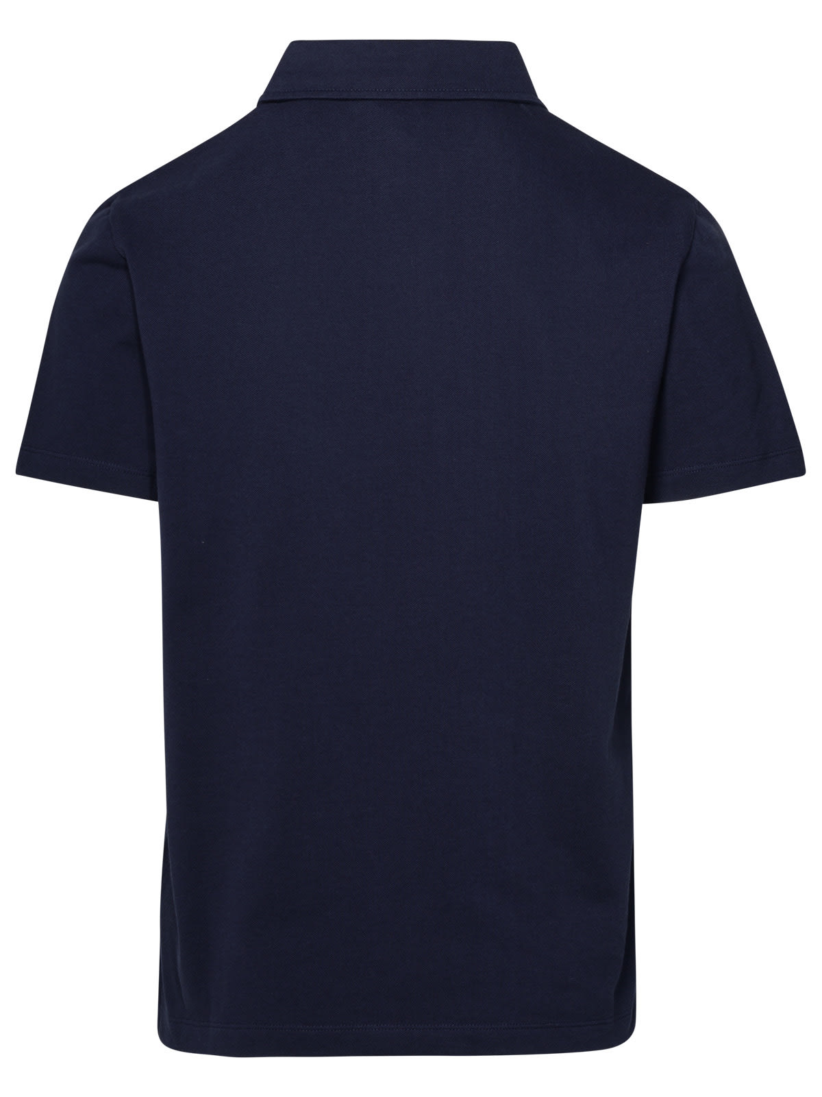 Shop Apc Polo Shirt In Blue Cotton In Navy