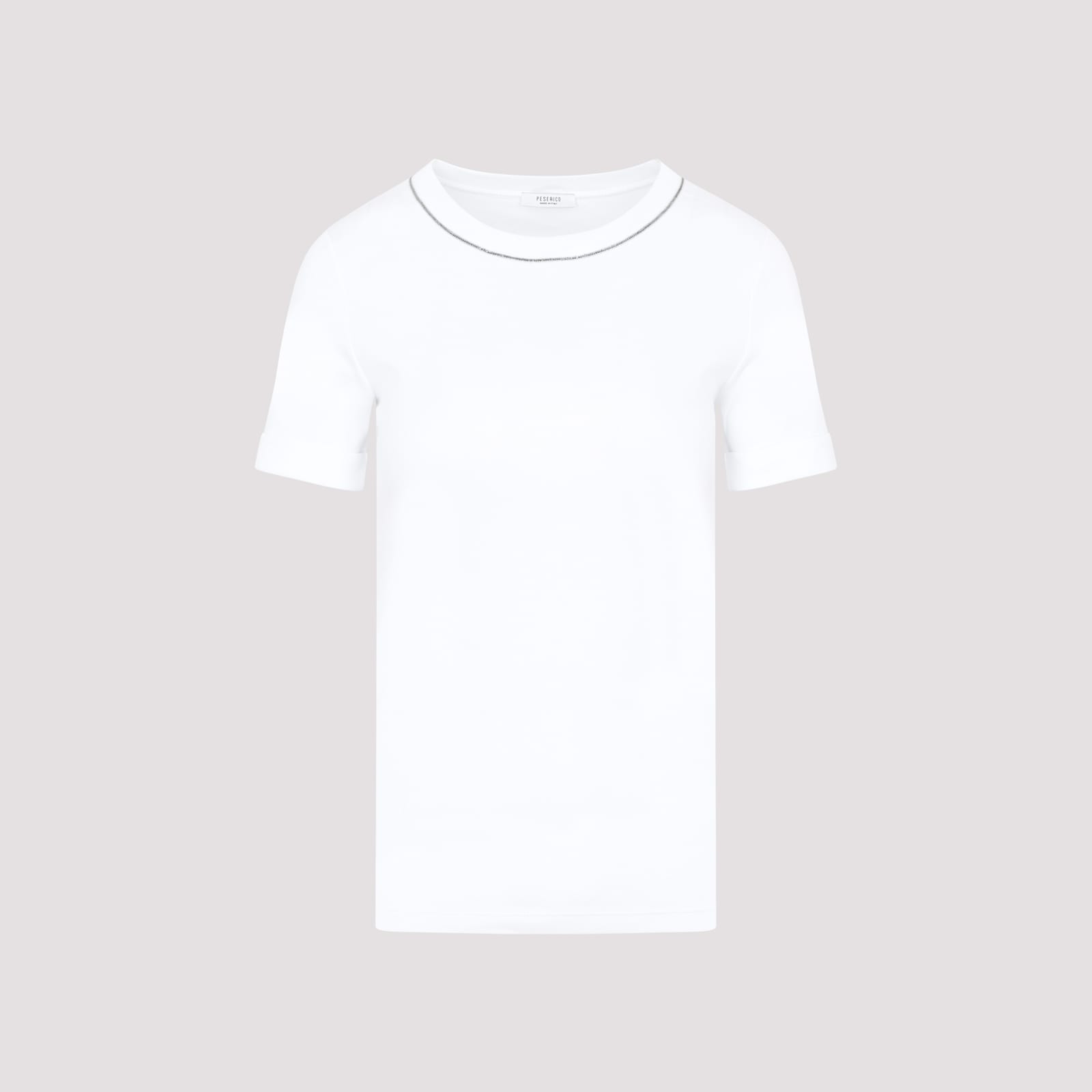 Shop Peserico Blouse In Bianco