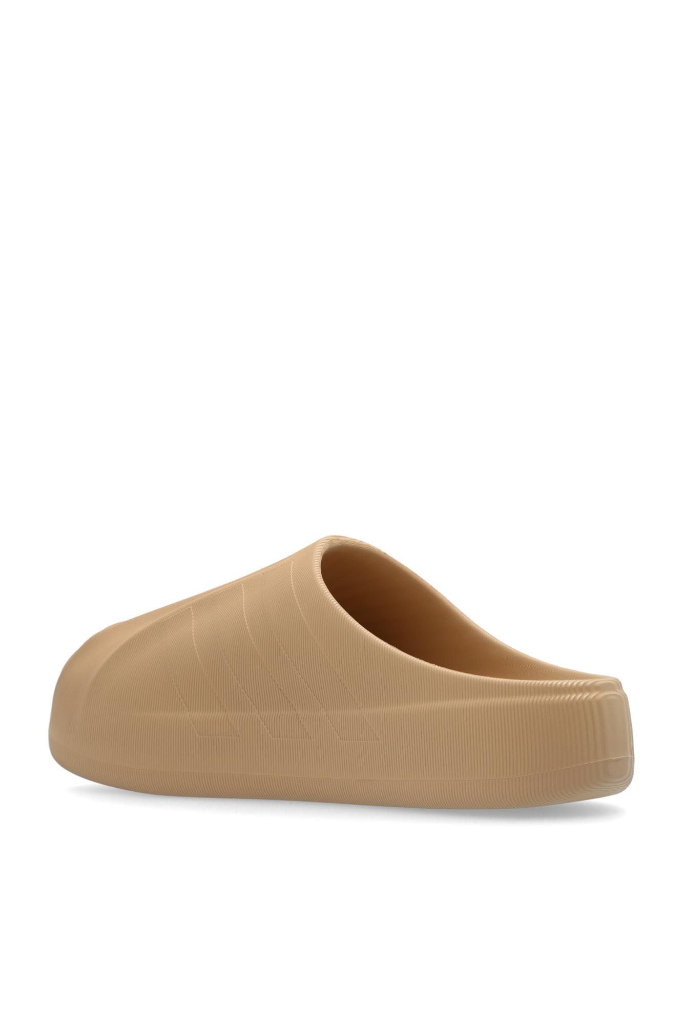 Adidas Originals Mules Superstar In Recycled Rubber In Beige