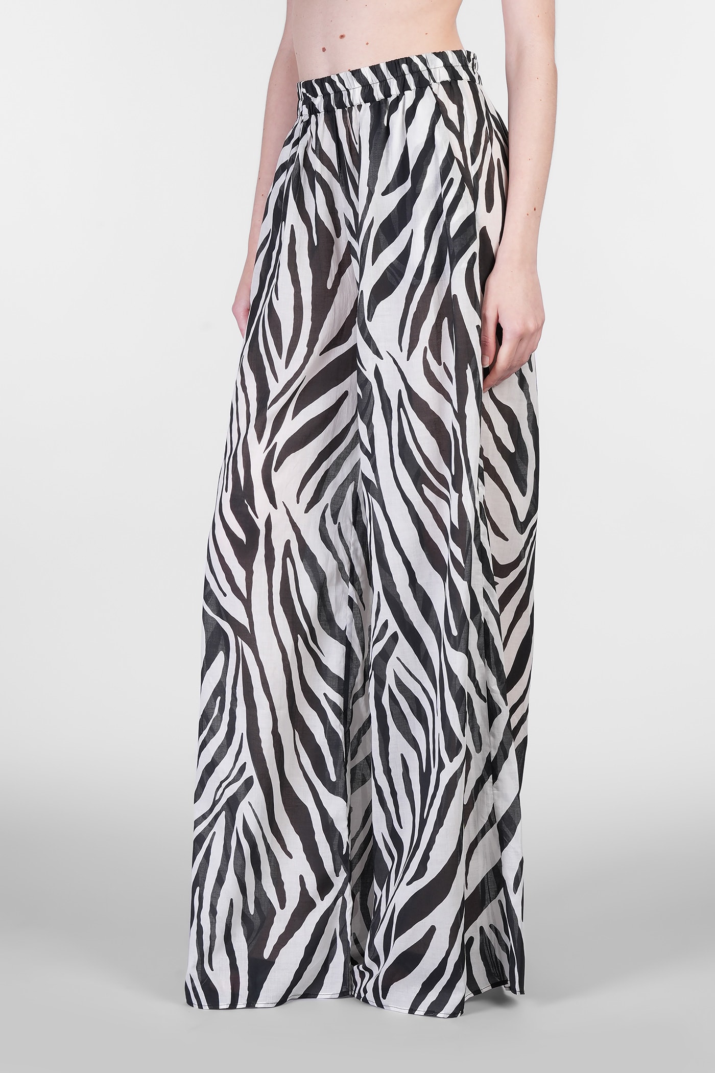 The Andamane Wiley Pants In White Cotton