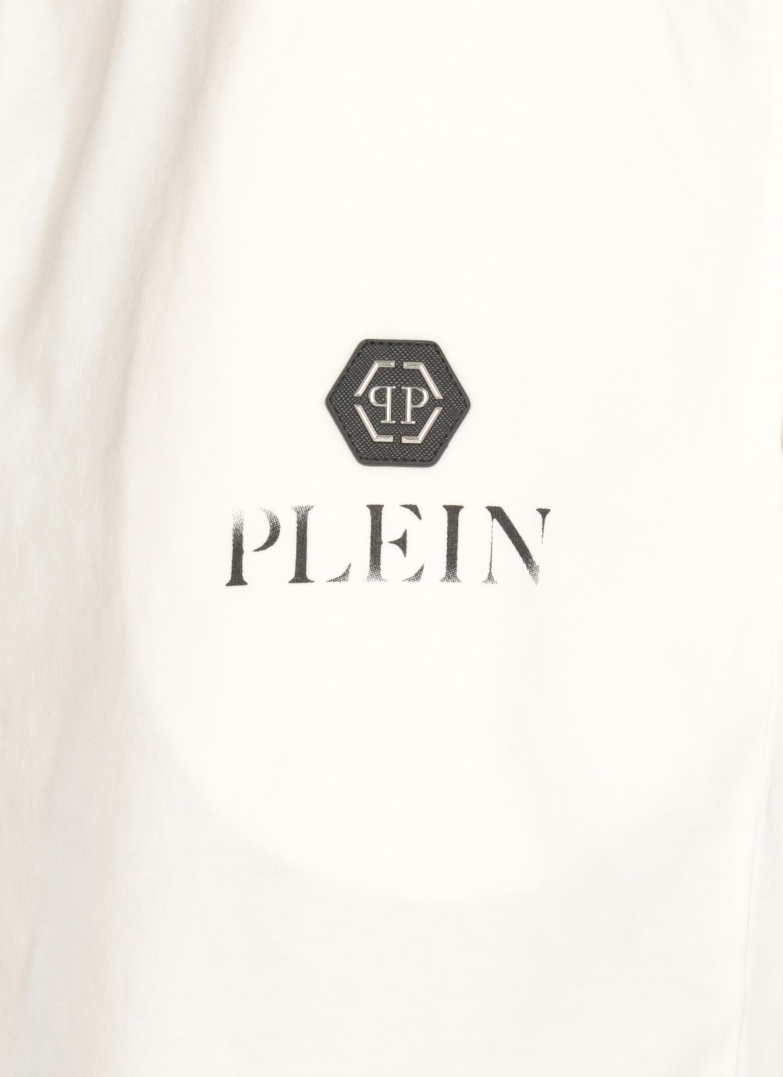 Philipp Plein White Cotton Shorts