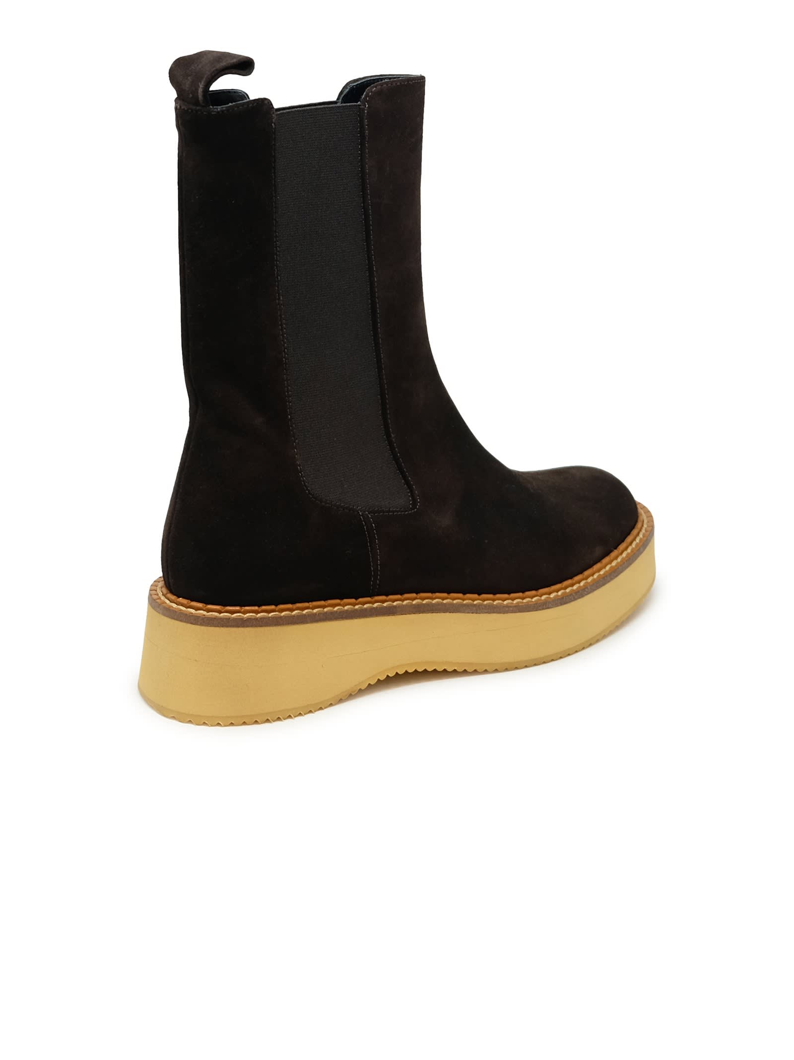Paloma Barceló Paloma Barcelo Suede Klark Crosta Boots In Brown