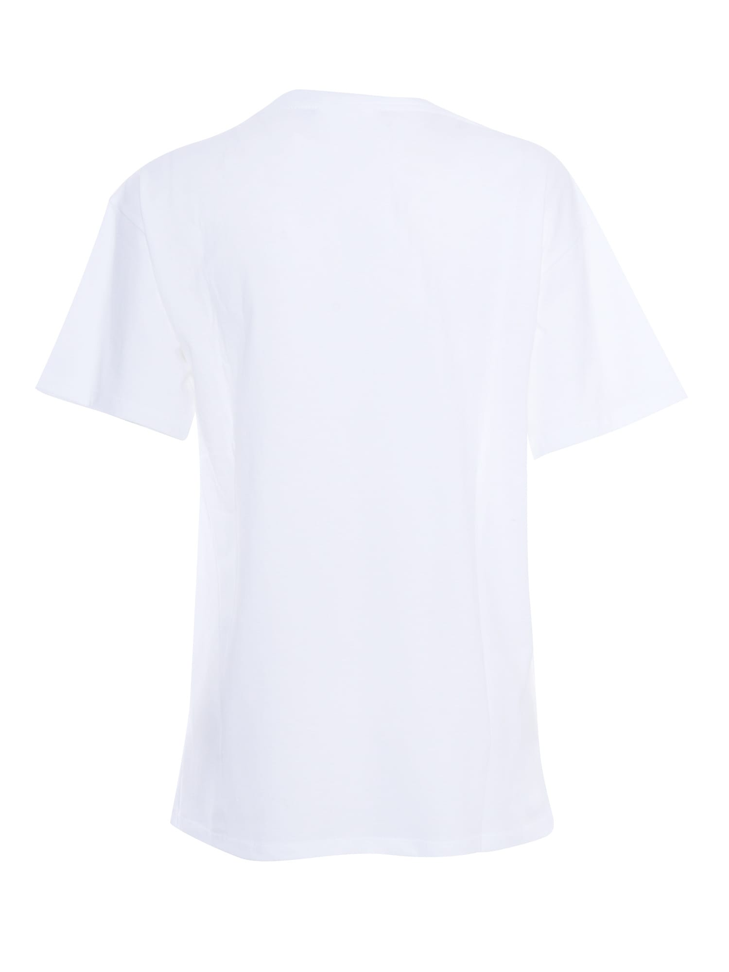 Shop Ermanno Ermanno Scervino White Emroidery T-shirt