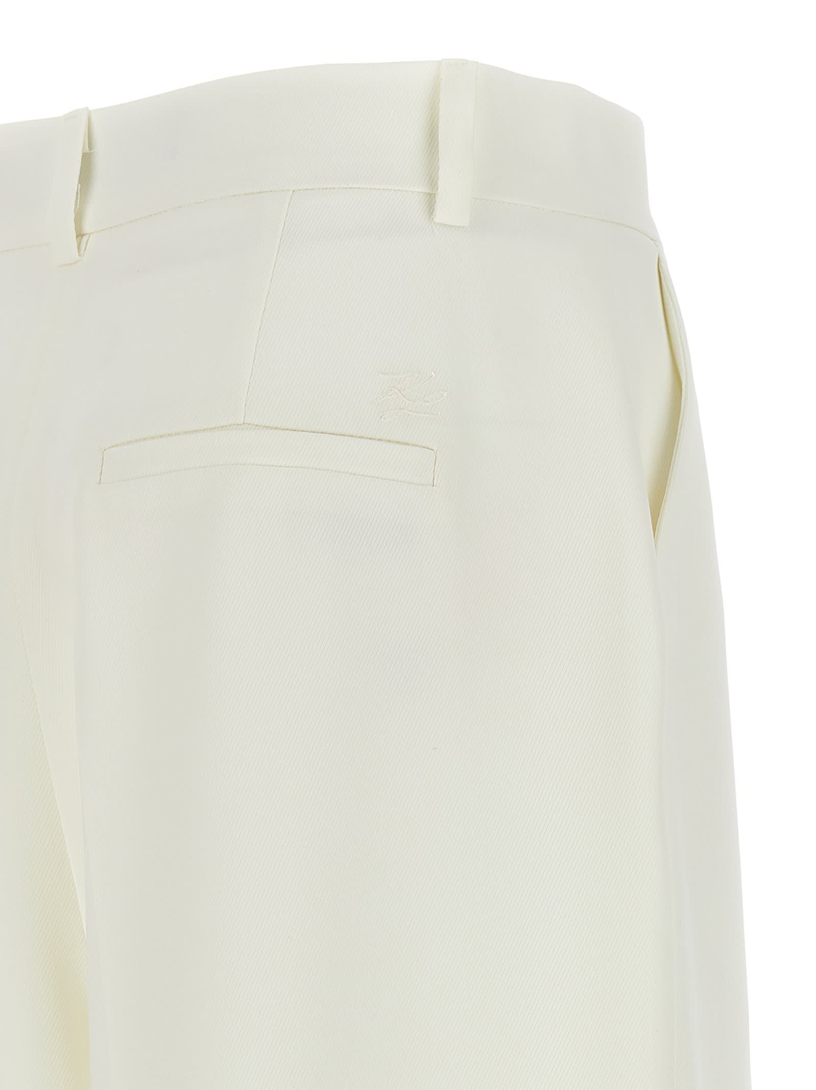 Shop Karl Lagerfeld Huns Pick Pants In White