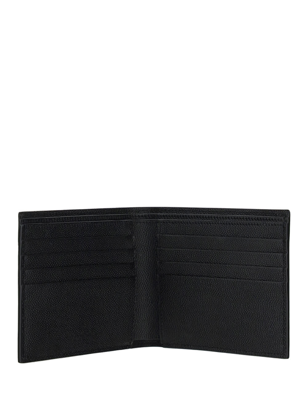 Shop Saint Laurent Wallet In Nero