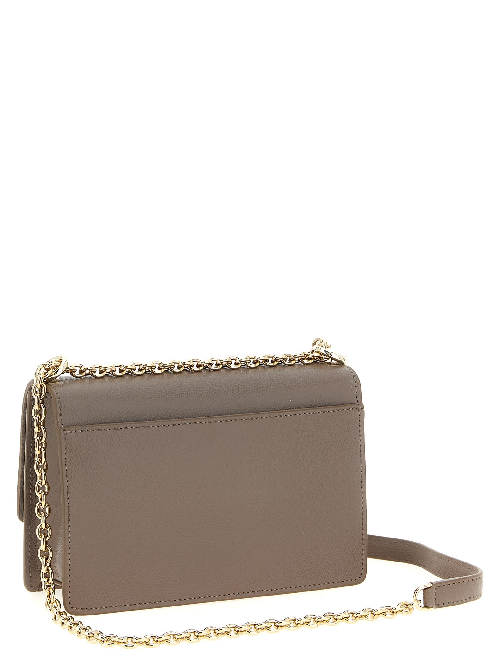 Furla Grey 1927 Mini Shoulder Bag In Gray
