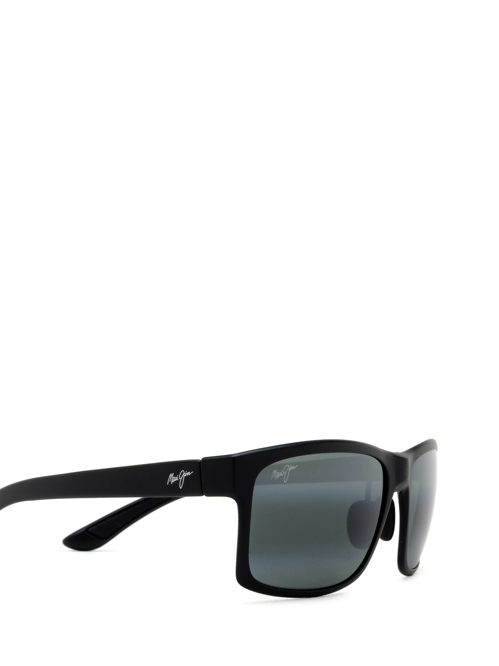 Shop Maui Jim Mj439 Black Matte Sunglasses