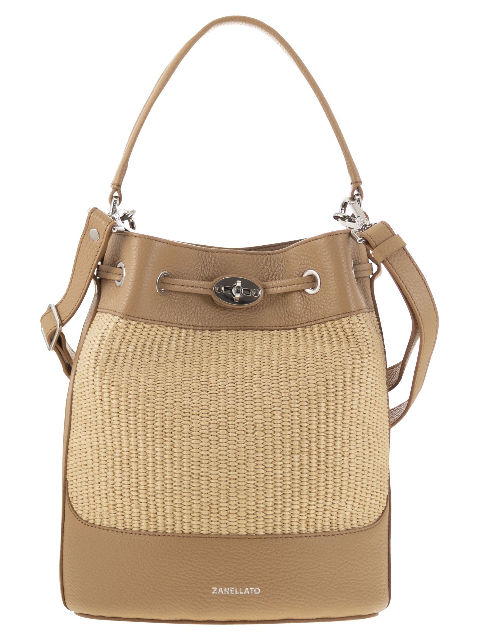 Monda - Straw Fabric Bag S