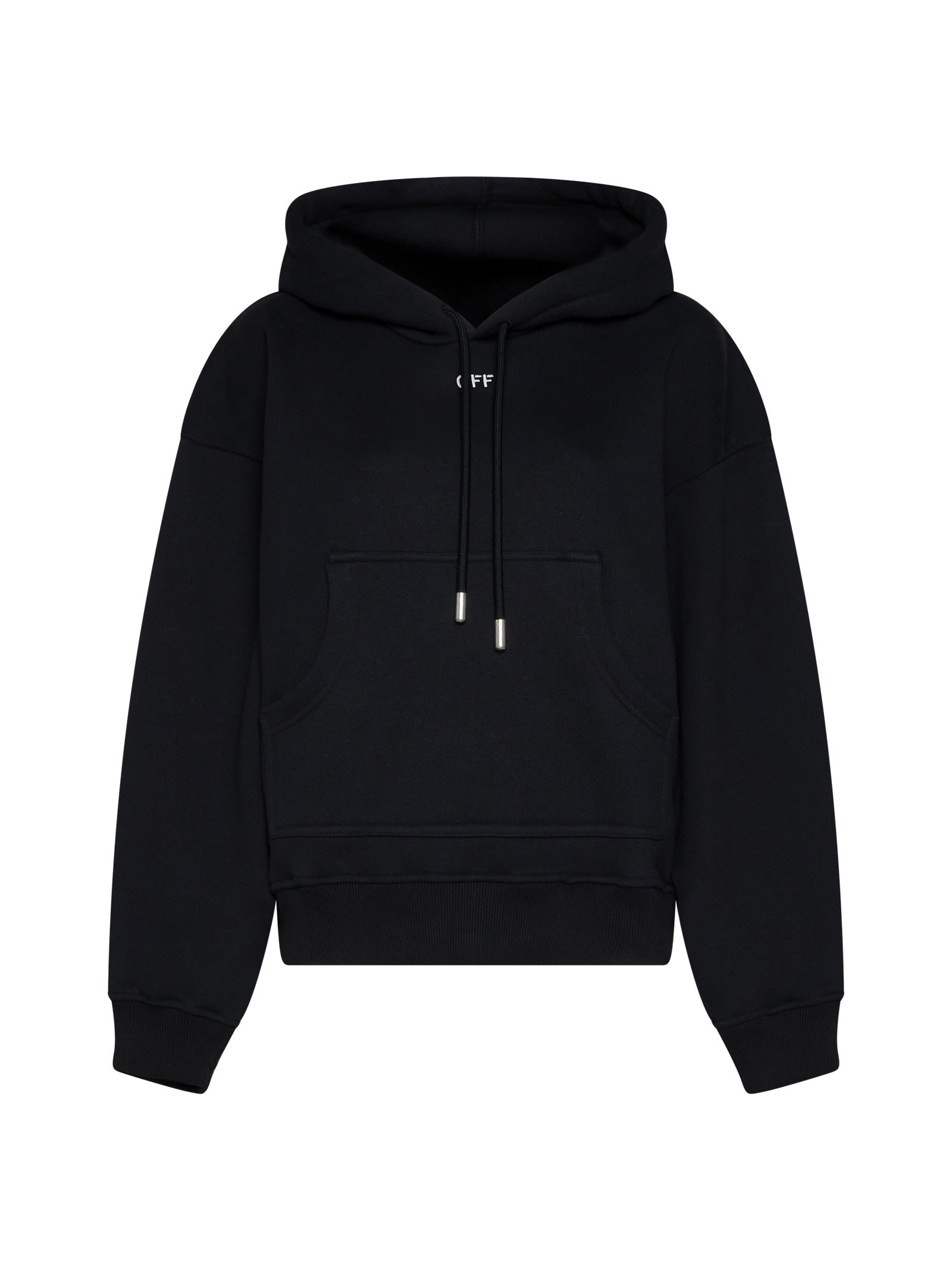 Off-white Fleece In Black White