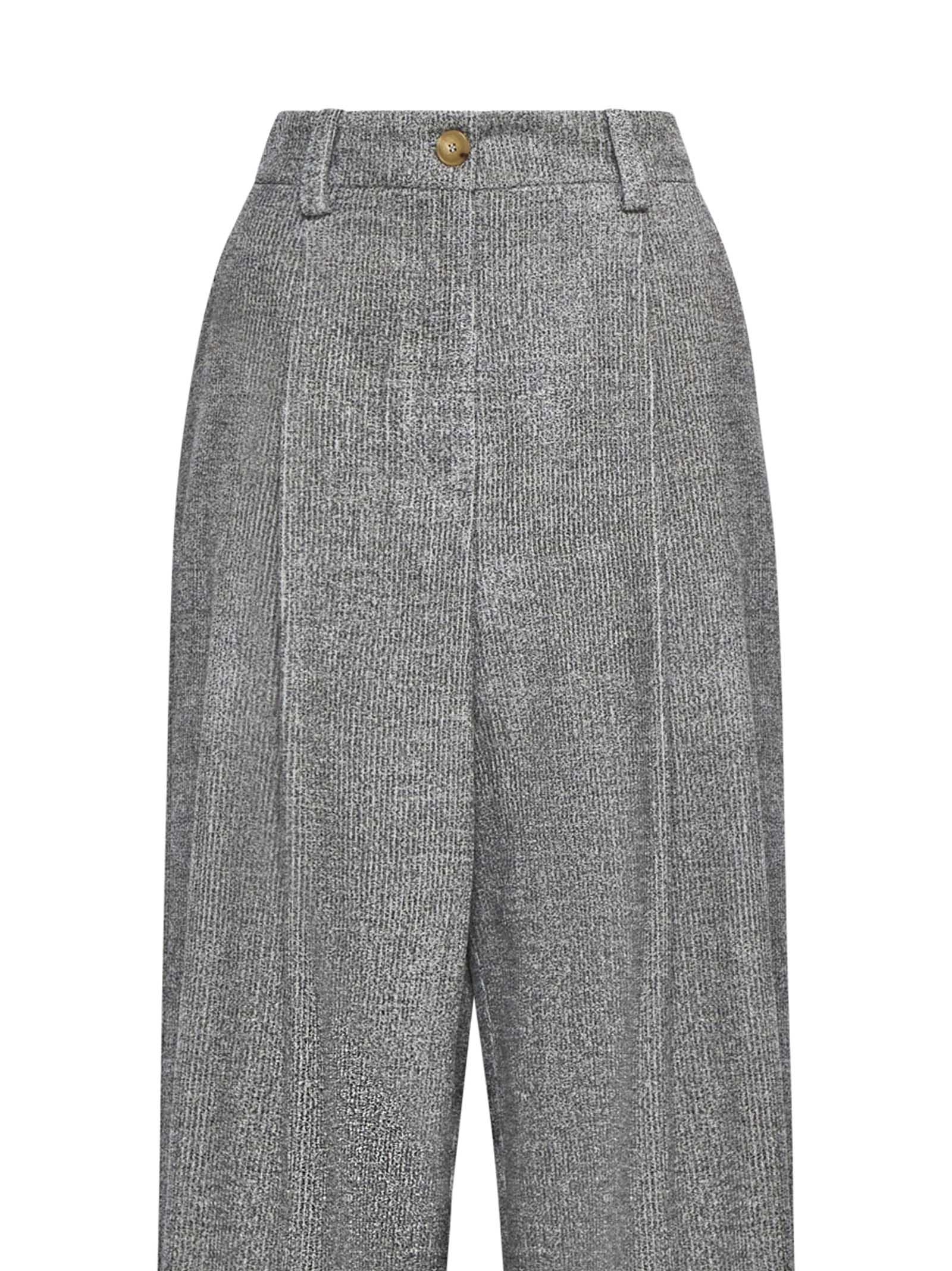 Shop Alysi Pants In Grey