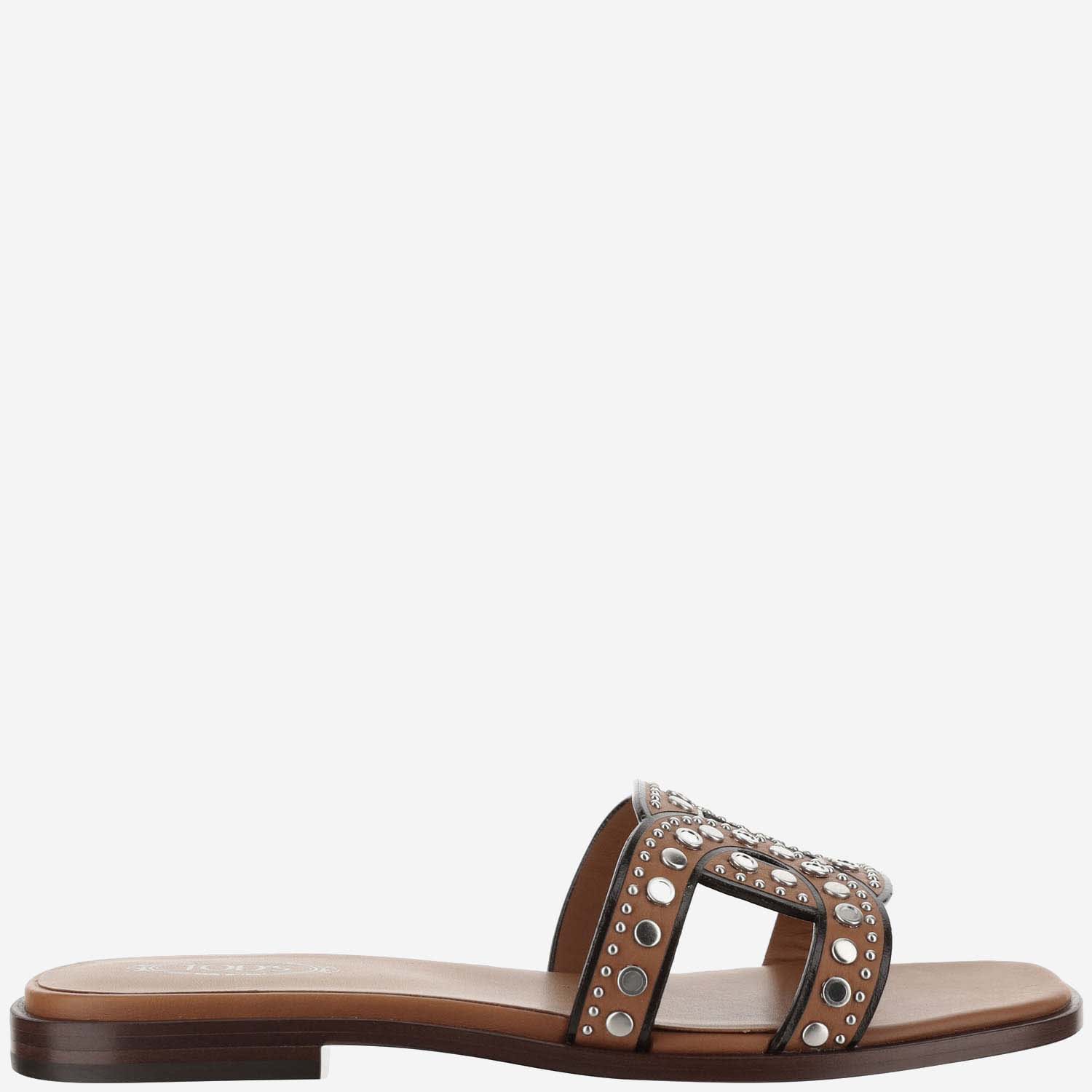 Tod's Kate Leather Sandal In Brown