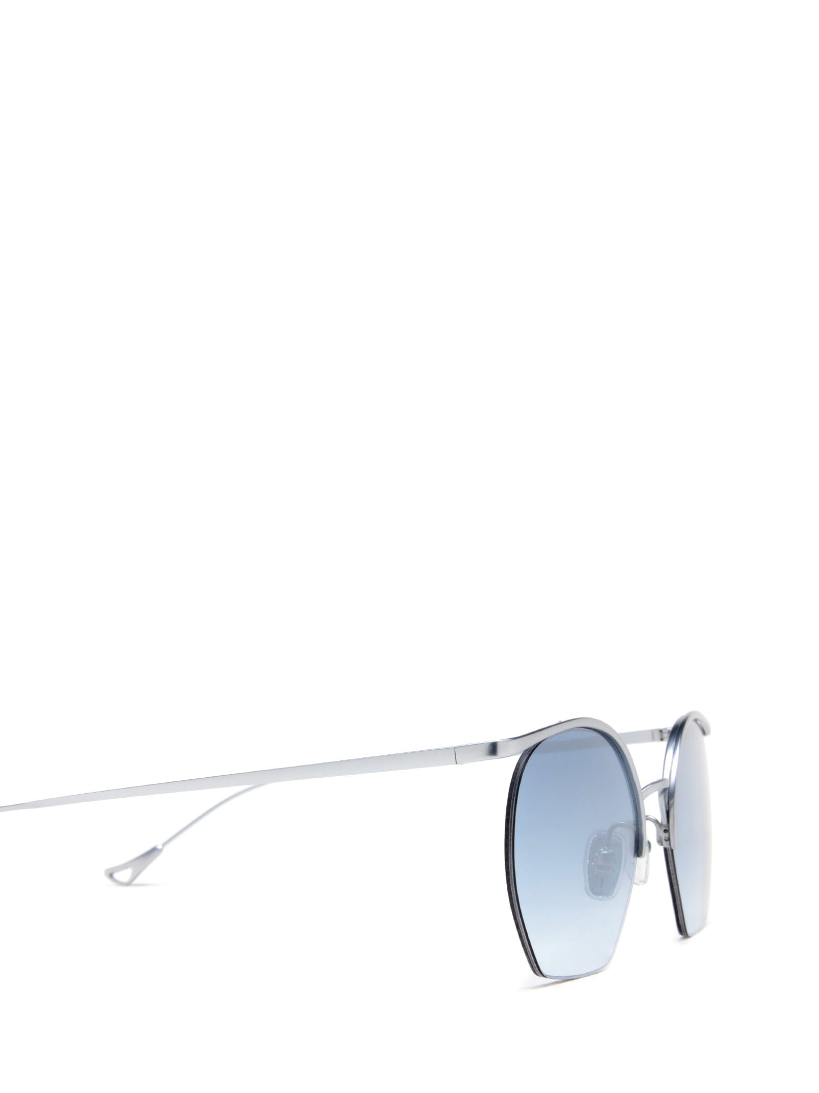 Shop Eyepetizer Tiberio Matt Silver Sunglasses