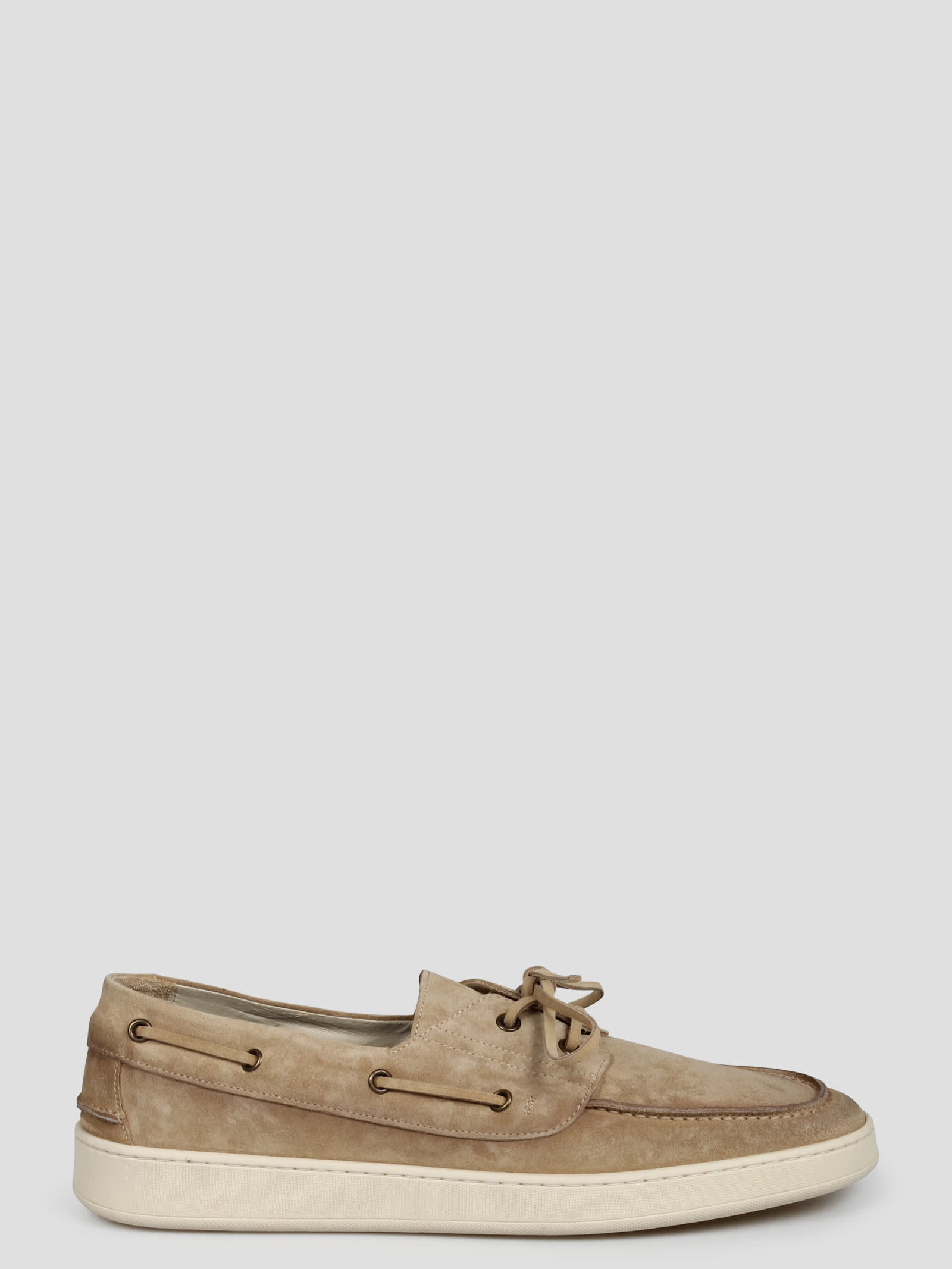 Suede Boat Loafers