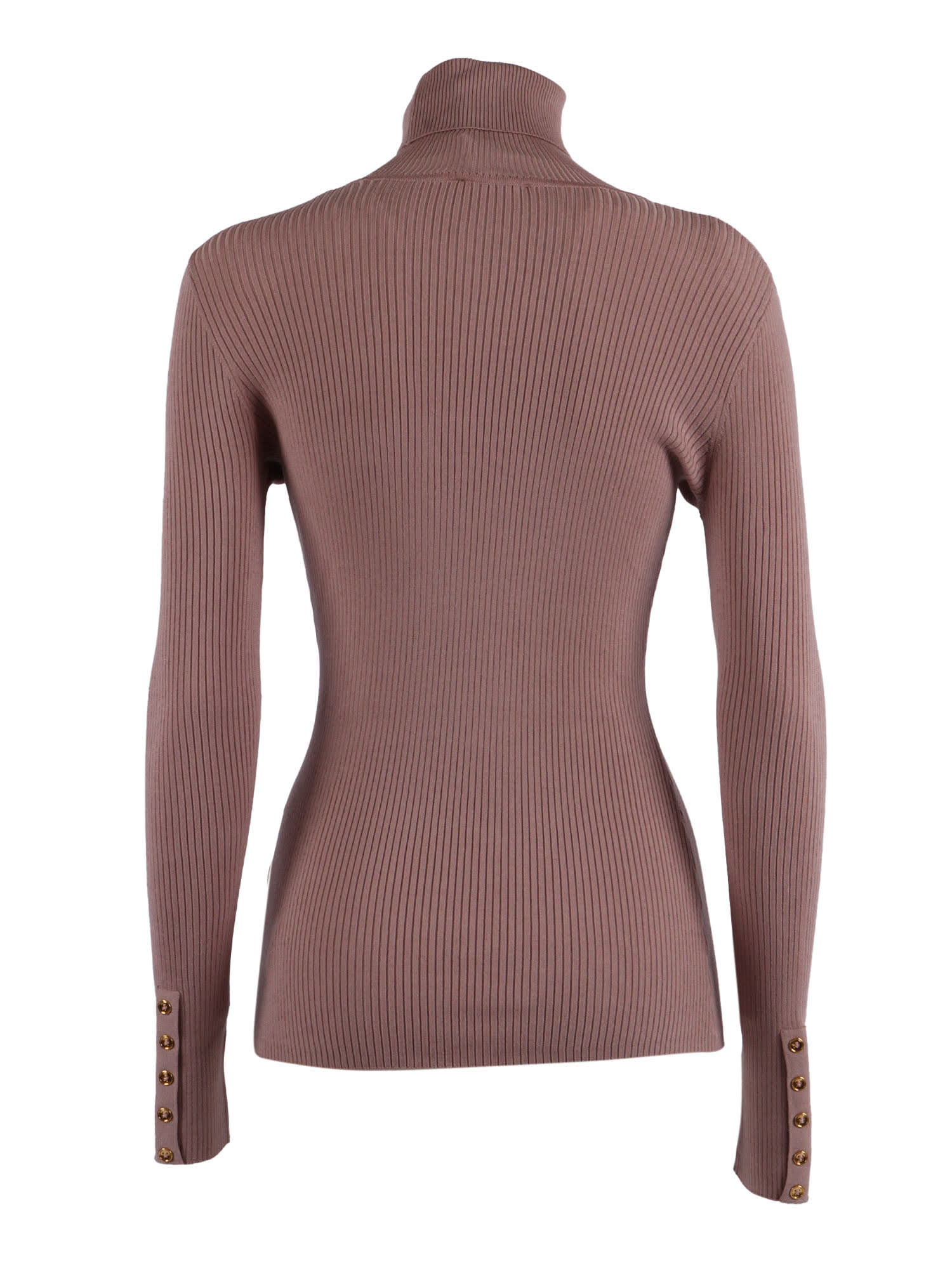Elisabetta Franchi Womens Knitted Sweater In Pink