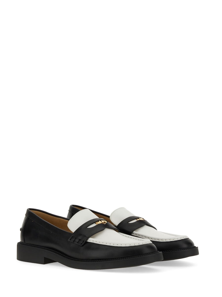 Shop Michael Kors Loafer With Coin In Black