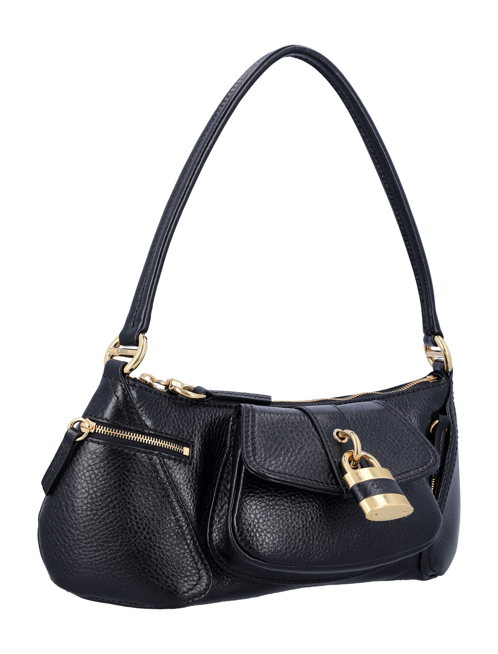 Shop Chloé The 99 Shoulder Bag In Black