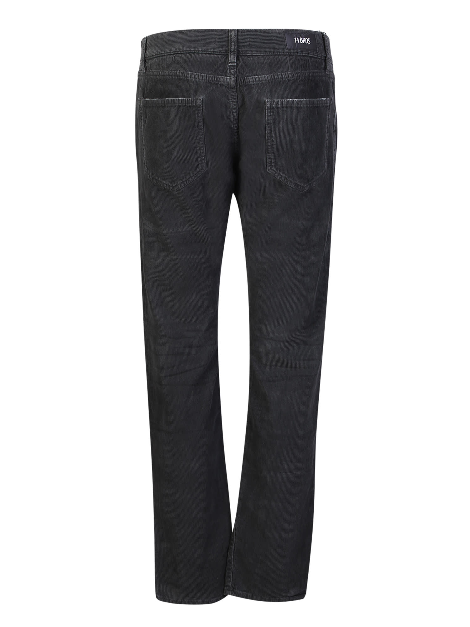 Shop 14 Bros Cheswick Corduroy Jeans In Black