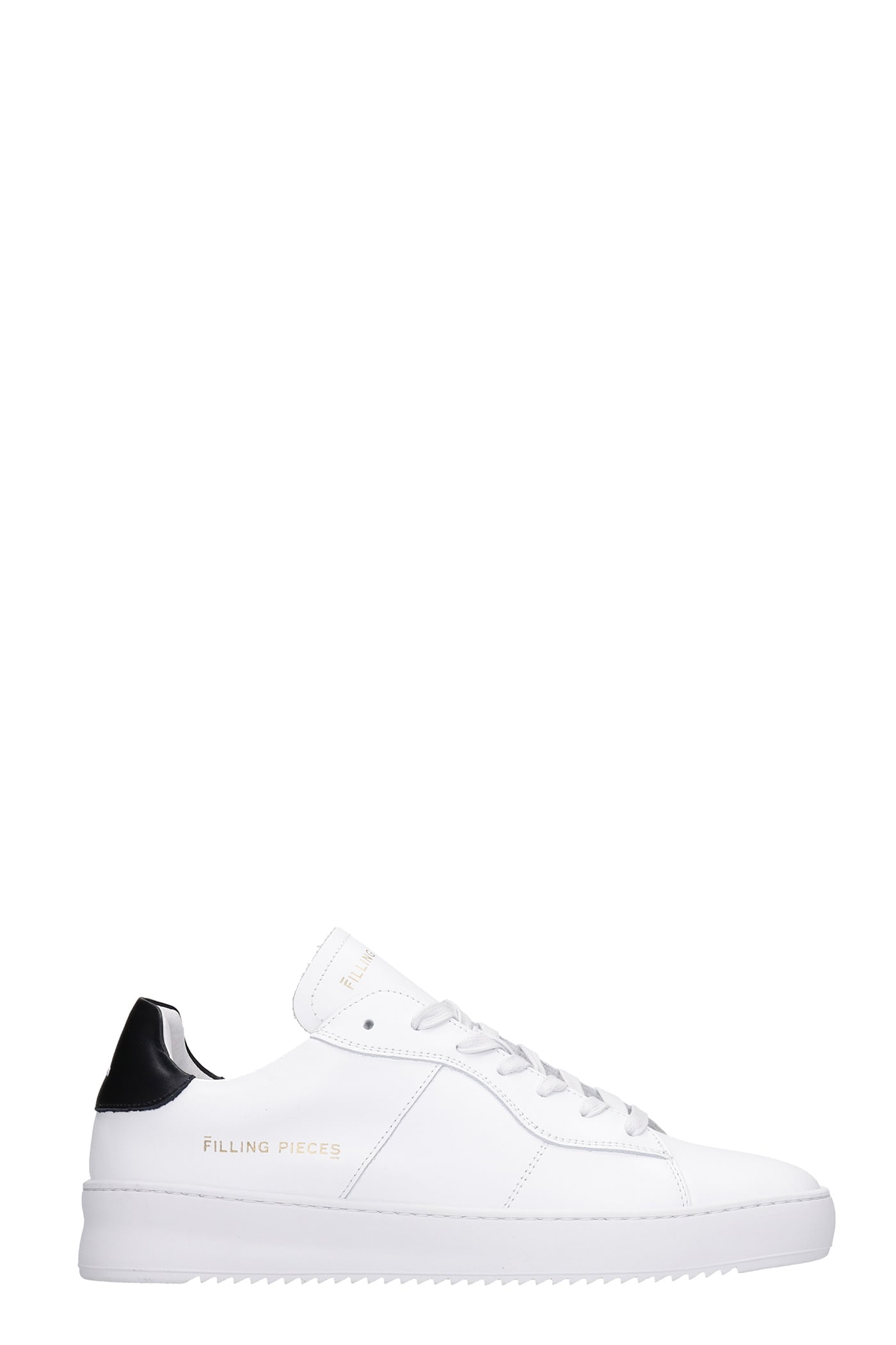 Filling Pieces Court Sneakers In White Leather