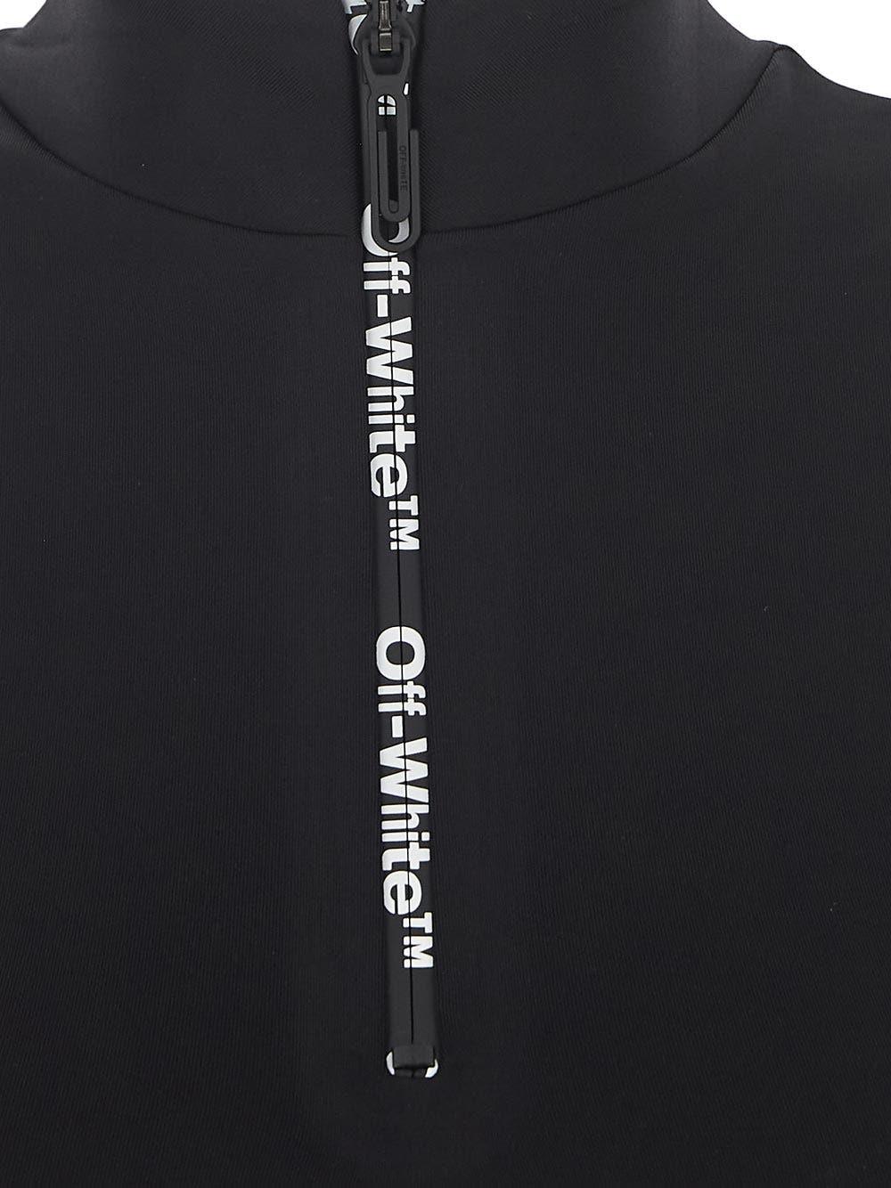 Shop Off-white Scuba Top In Black