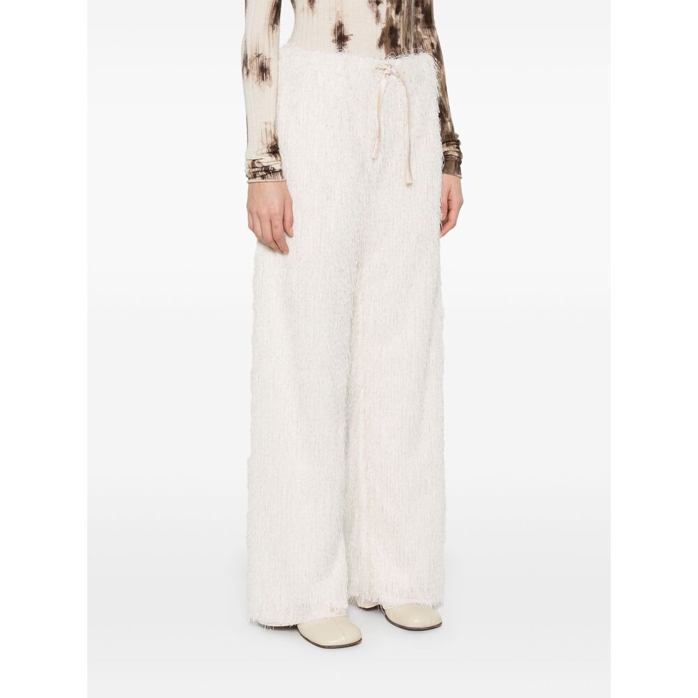 Darkpark Silk Pants In White