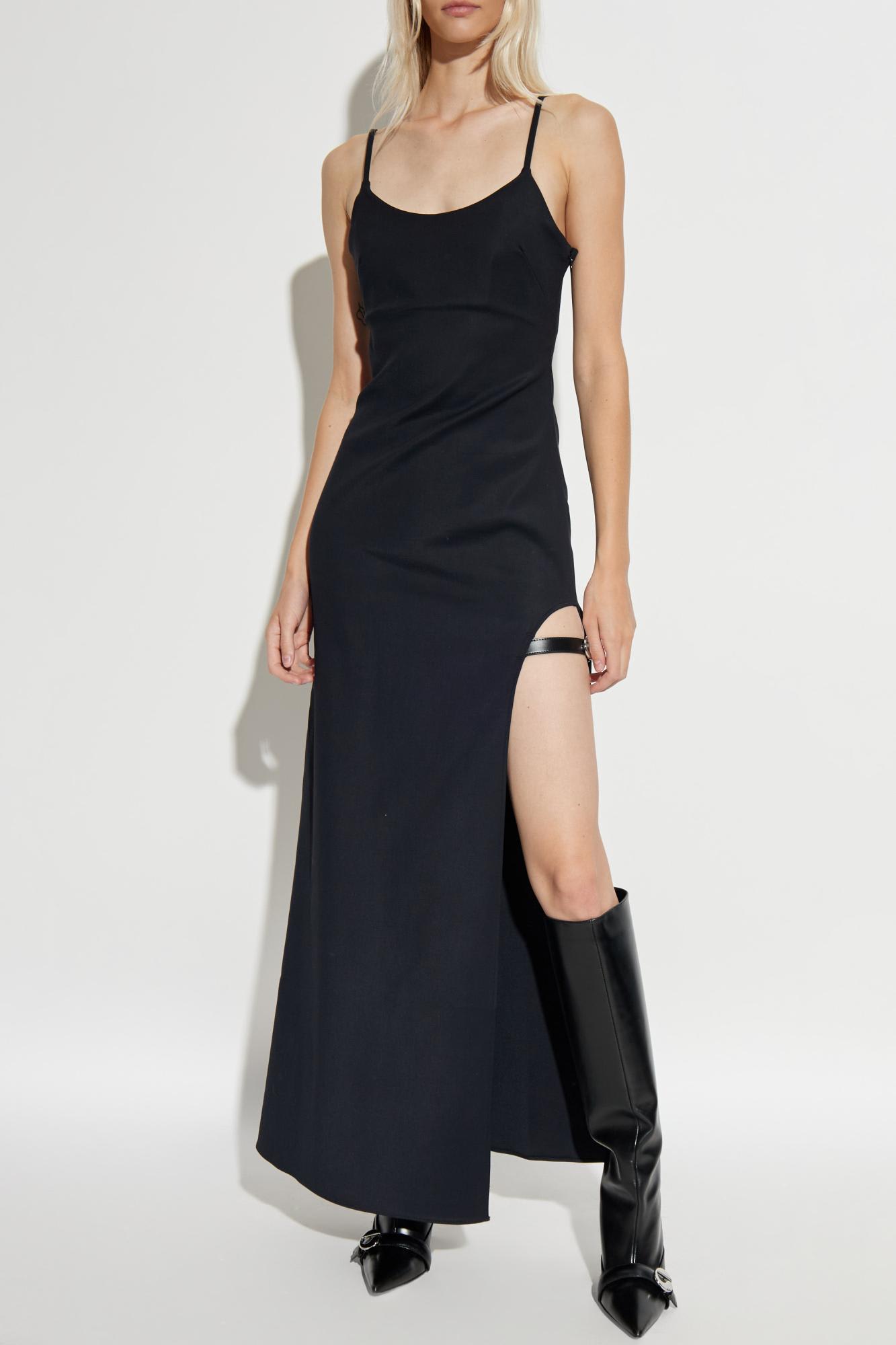Coperni Strap Dress In Black