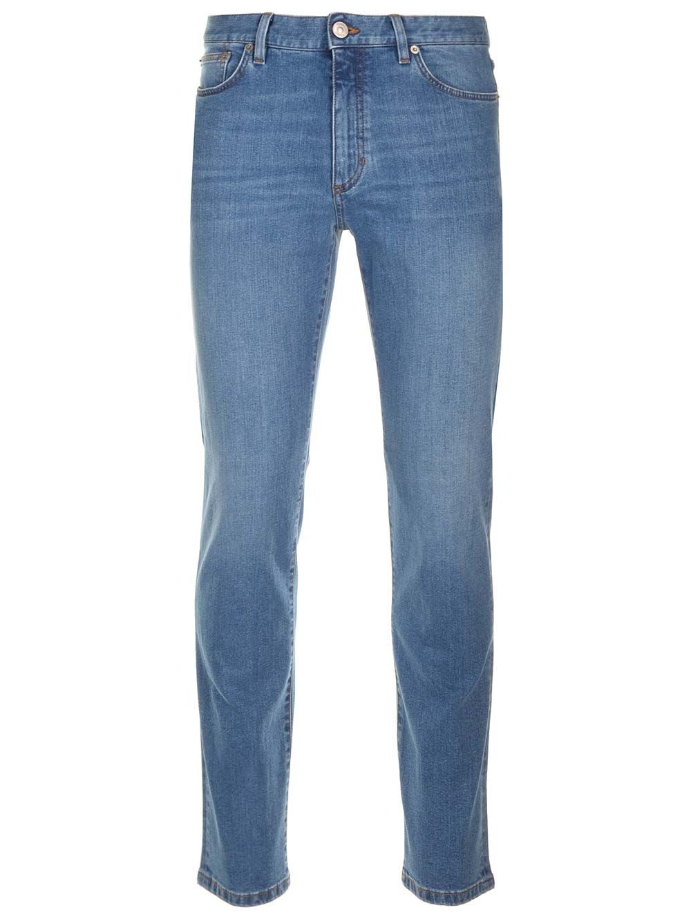 Shop Zegna Roccia Jeans In Blue