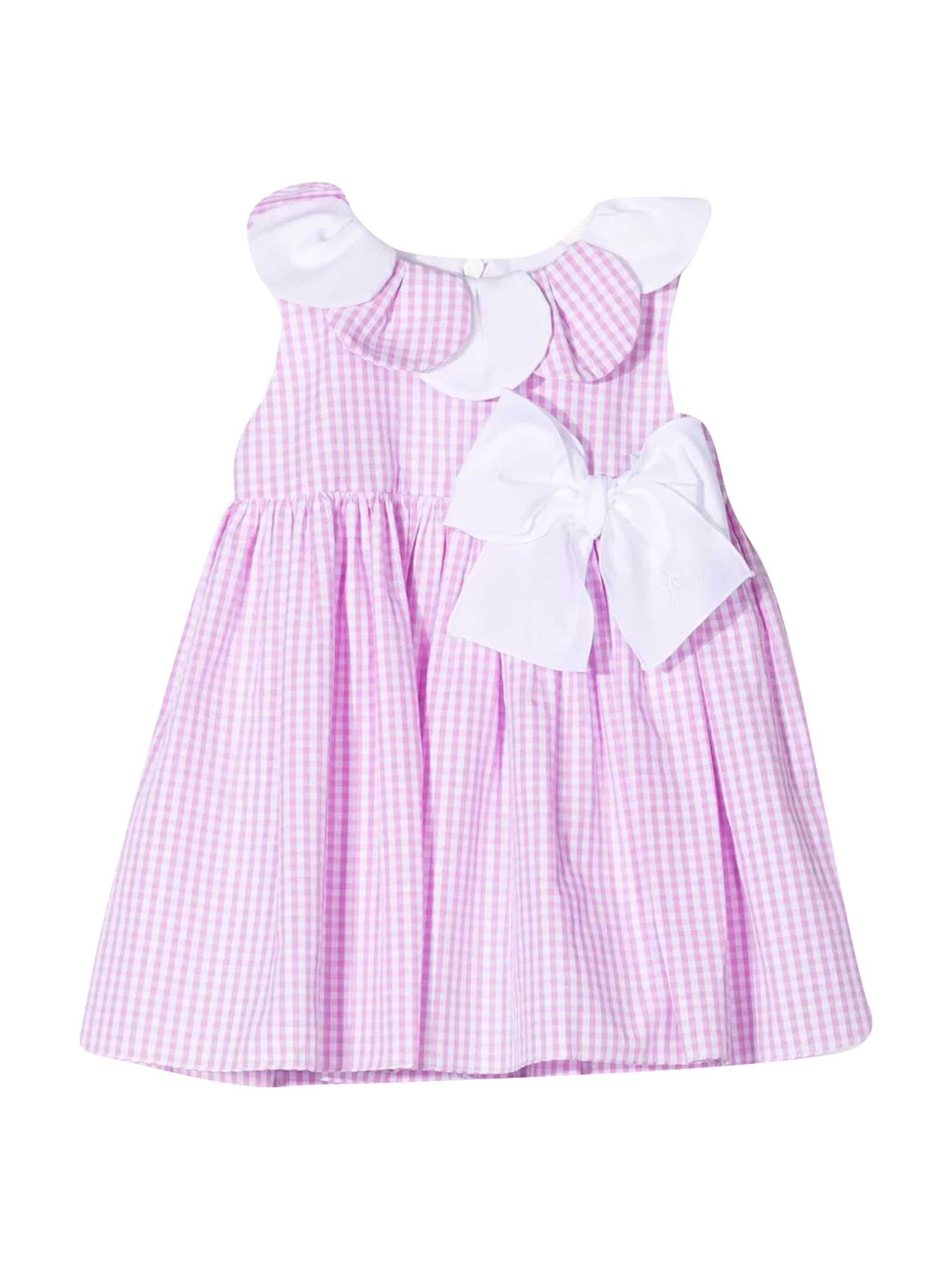 Lebebé Babies' Le Bebé Enfant Check Dress In Rosa