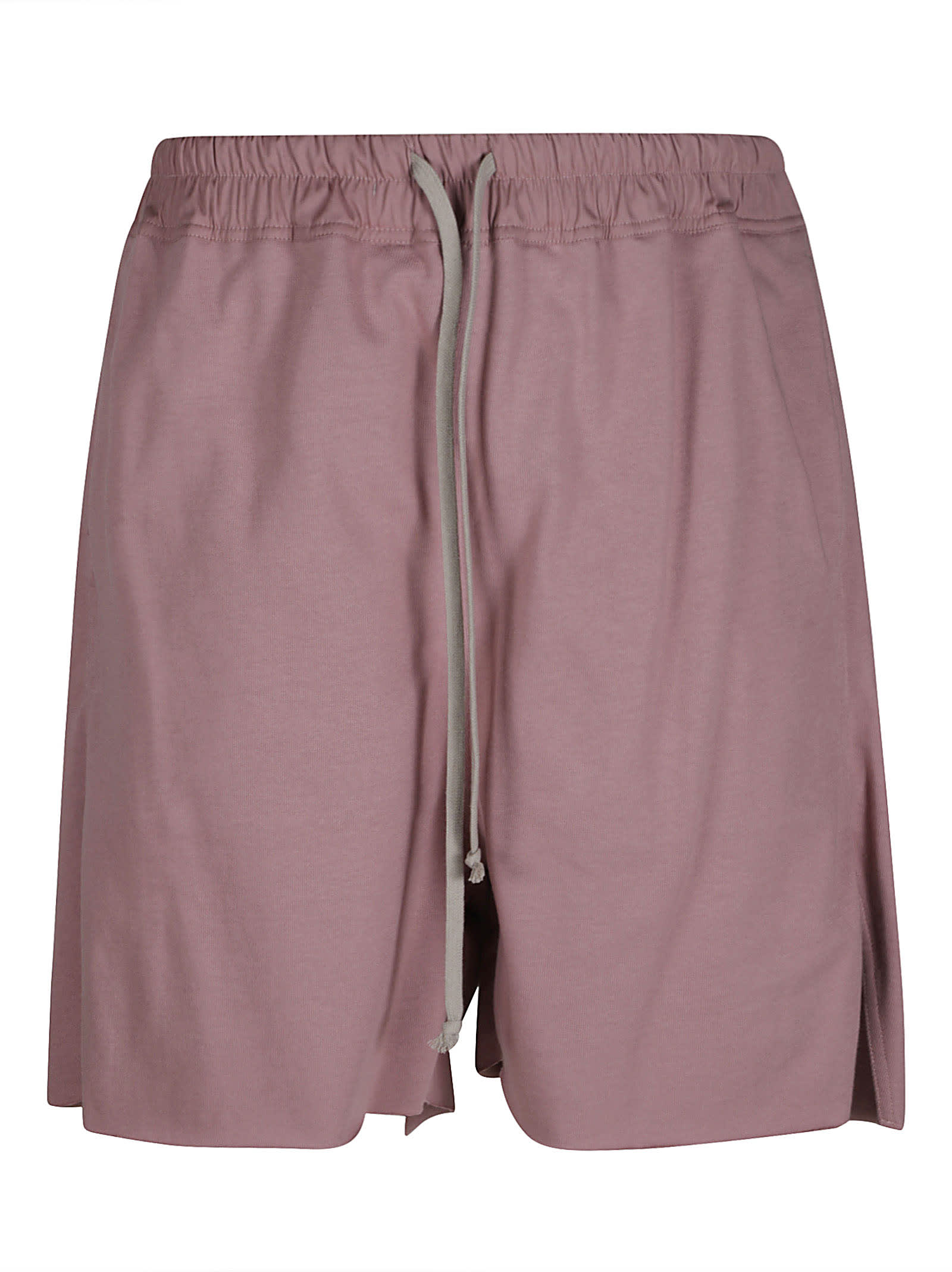 Shop Rick Owens Drawstring Shorts In Dusty Pink
