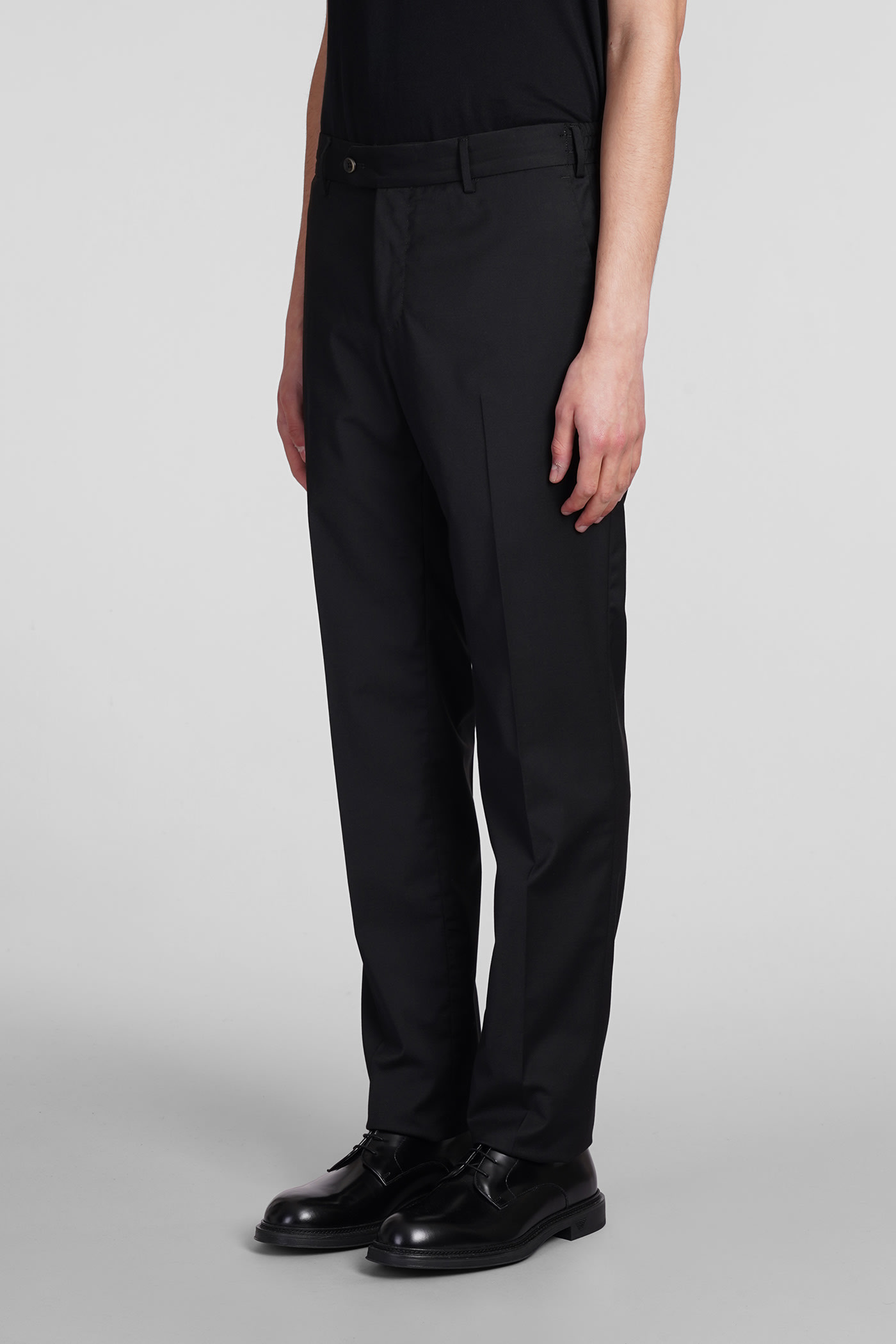 Shop Pt01 Pants In Black Polyester