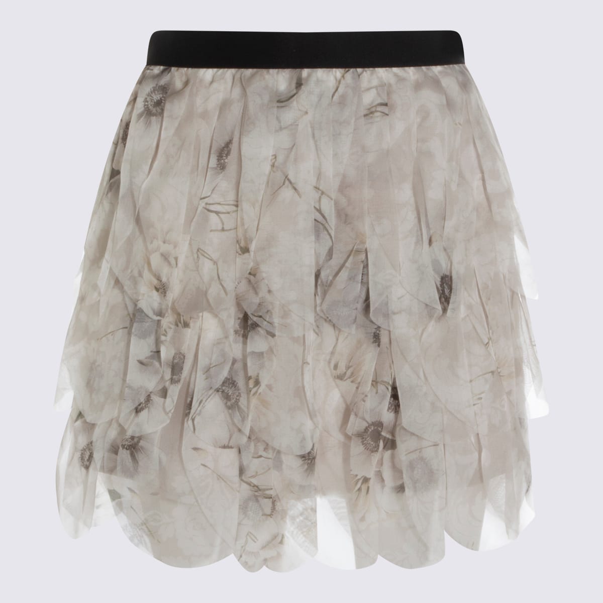 Prada Multicolor Silk Skirt