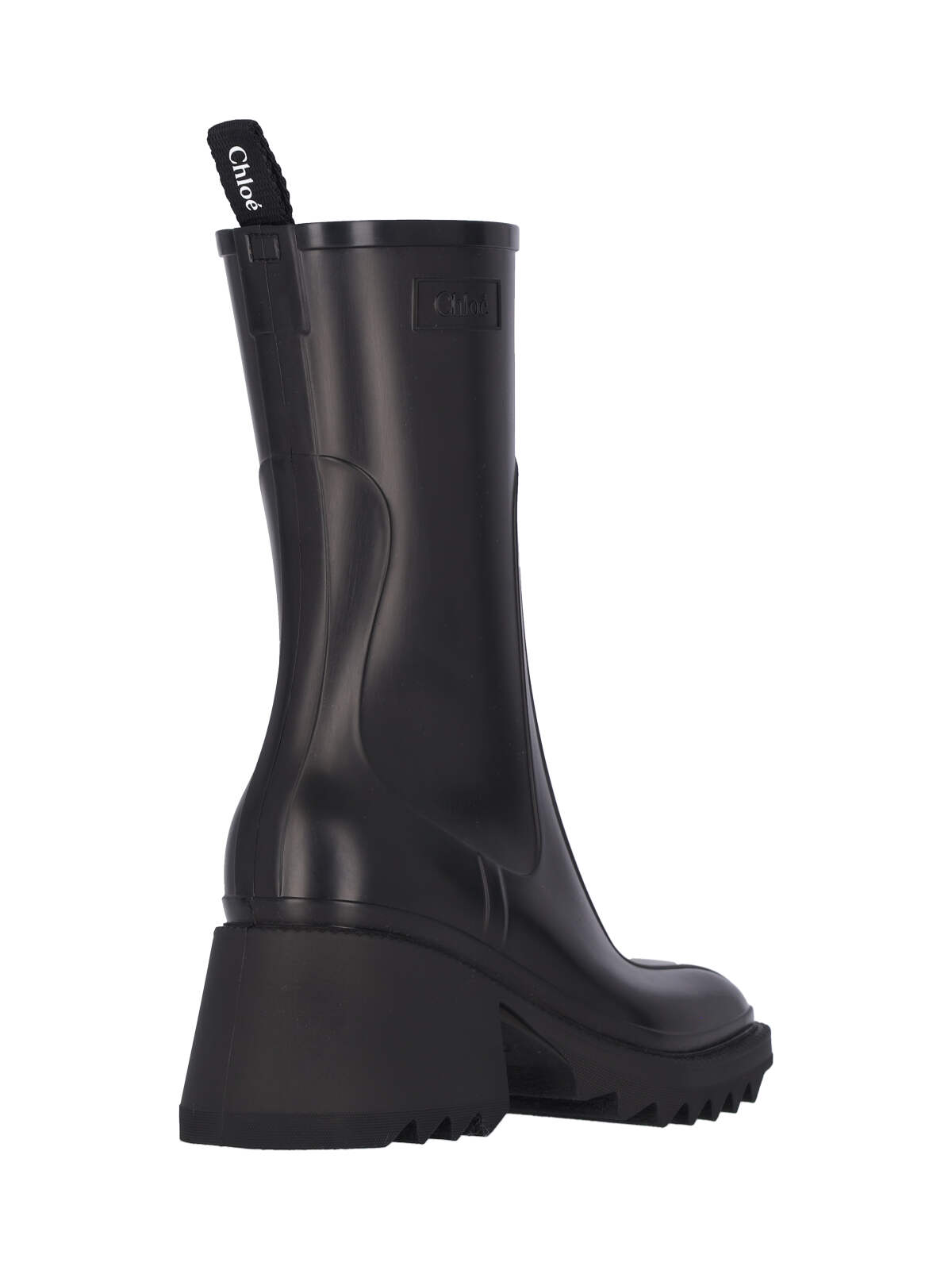 Shop Chloé Betty Wellies In Black