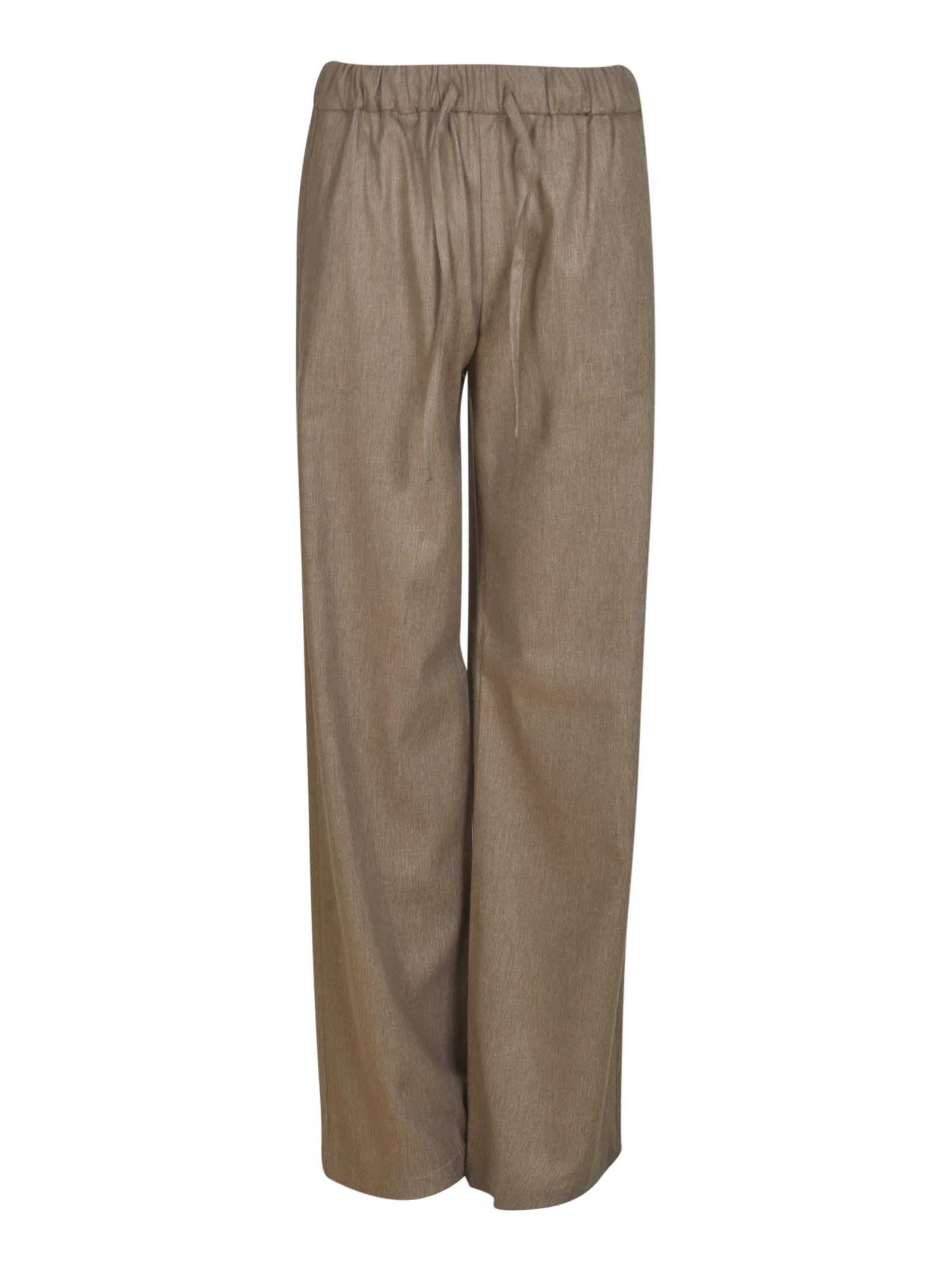 Shop Fay Drawstring Waist Straight Leg Trousers In S400