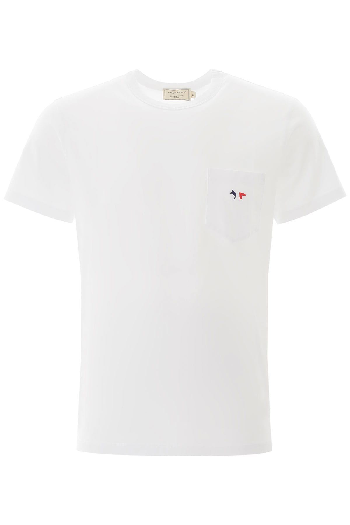 Maison Kitsuné T-shirt With Pocket And Tricolour Fox