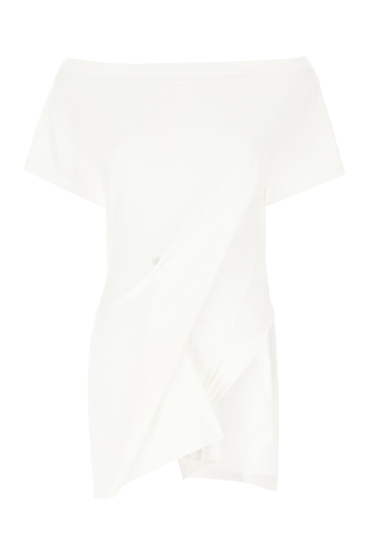 COURRÈGES WHITE COTTON BODYSUIT 