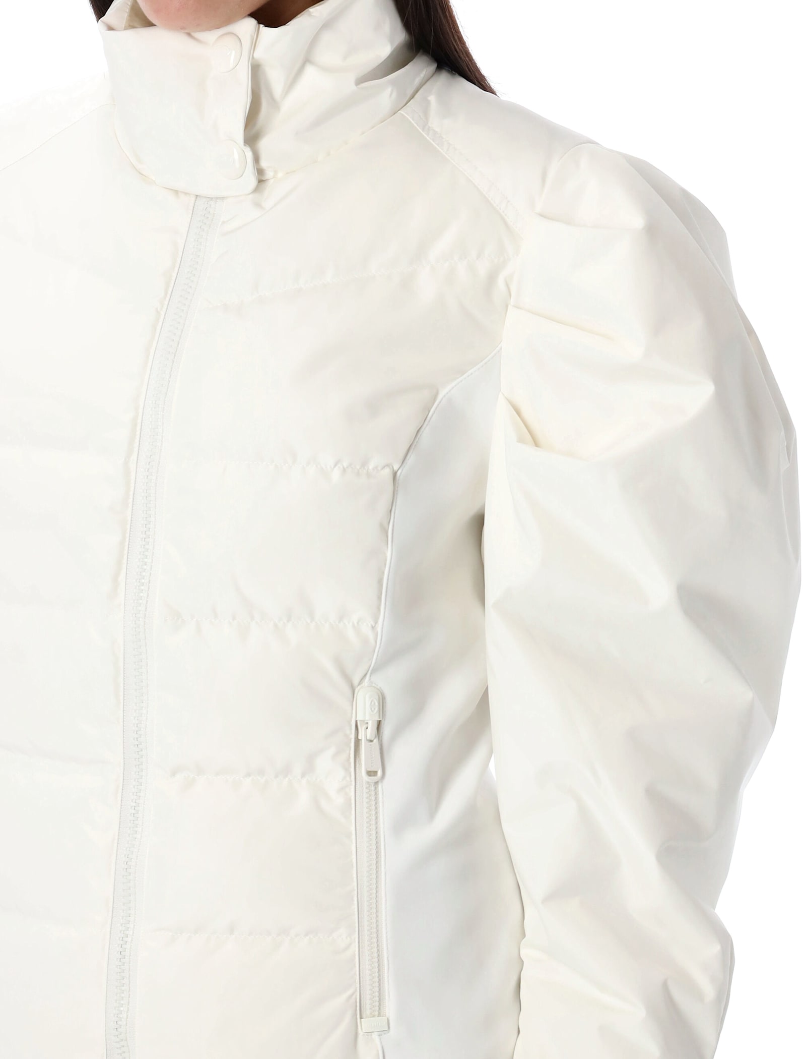 Shop Goldbergh Delphine Ski Down Jacket In Cream