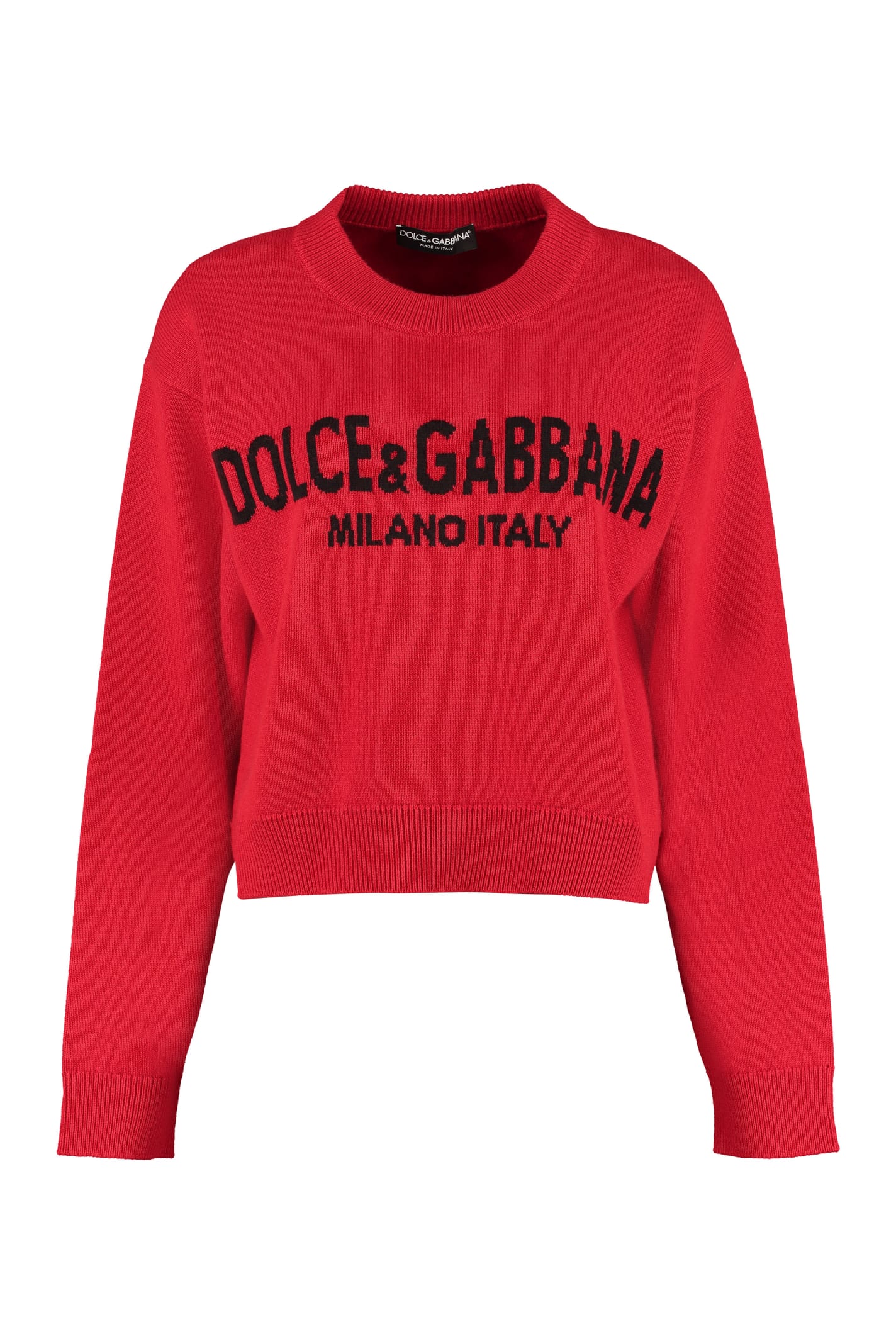 Dolce & Gabbana Crew-neck Cashmere Sweater