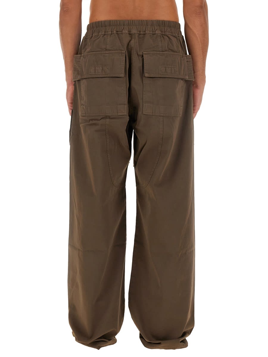 Shop Drkshdw Cargo Pants Cretch Wide In Beige