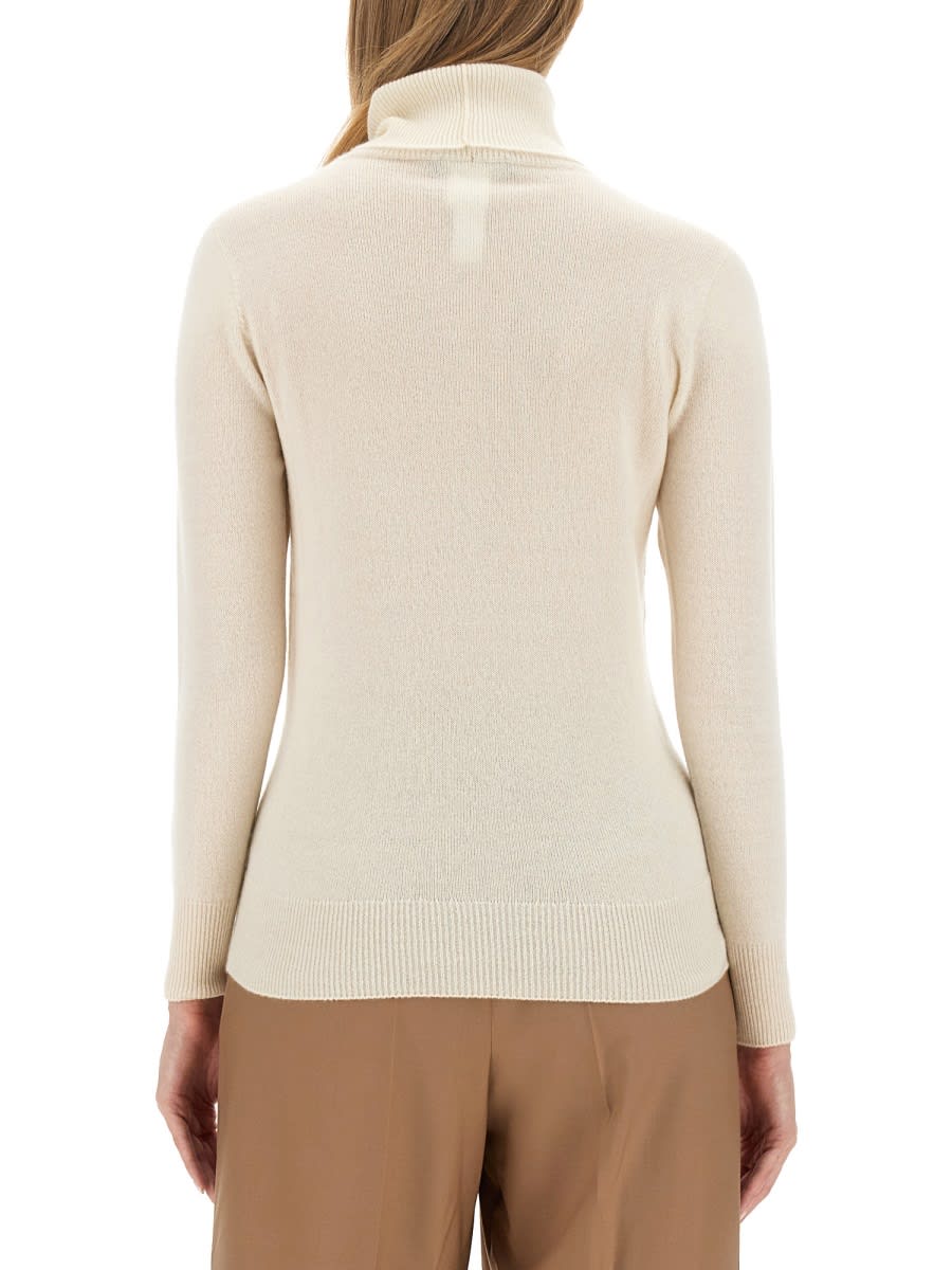 Shop Fabiana Filippi Cashmere Sweater In Ivory