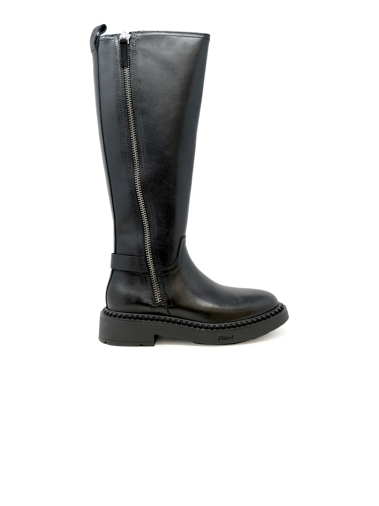 Shop Ash Soft Mustang Black Boots