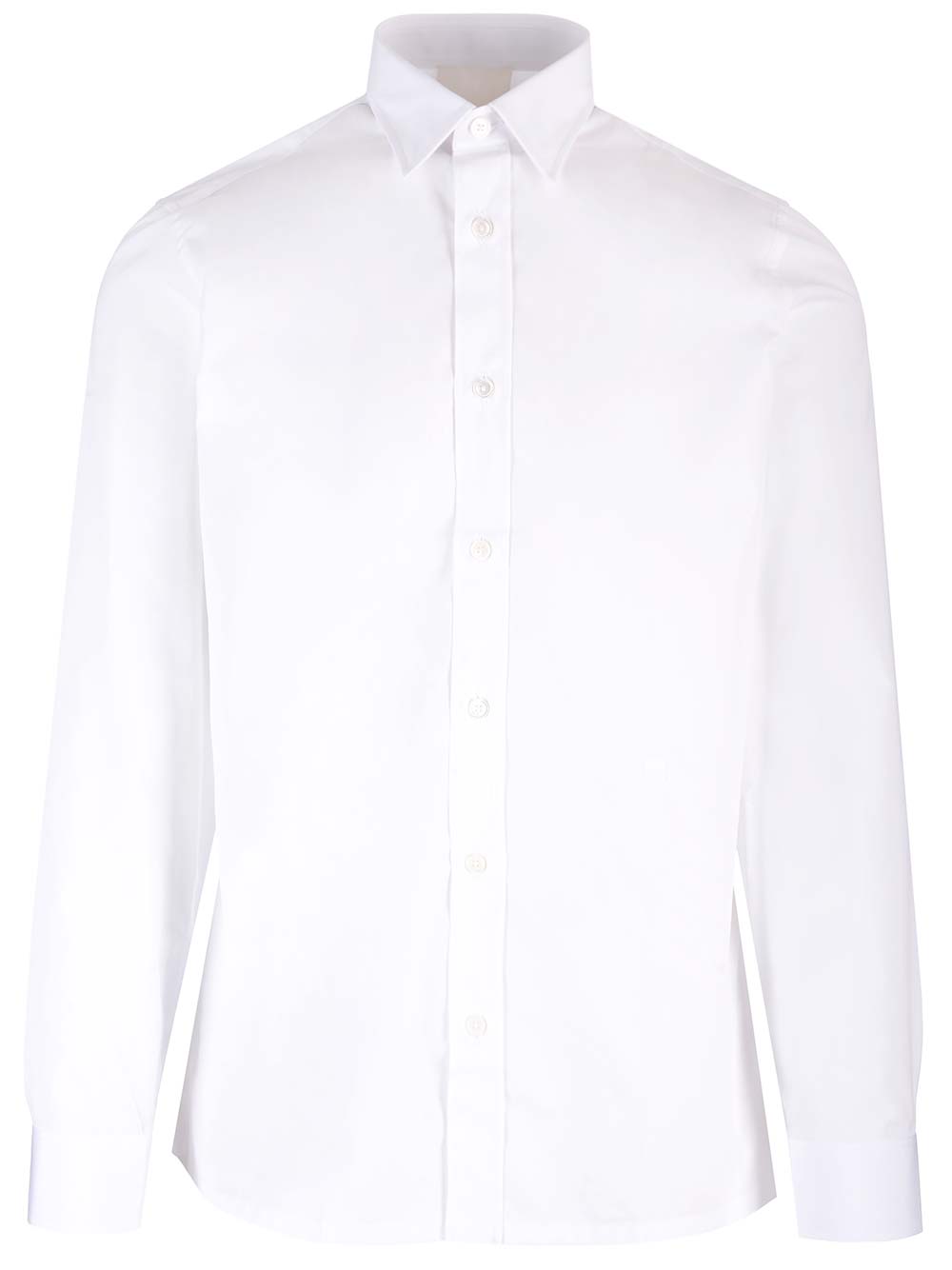 Givenchy 4g Logo Cotton Shirt In White